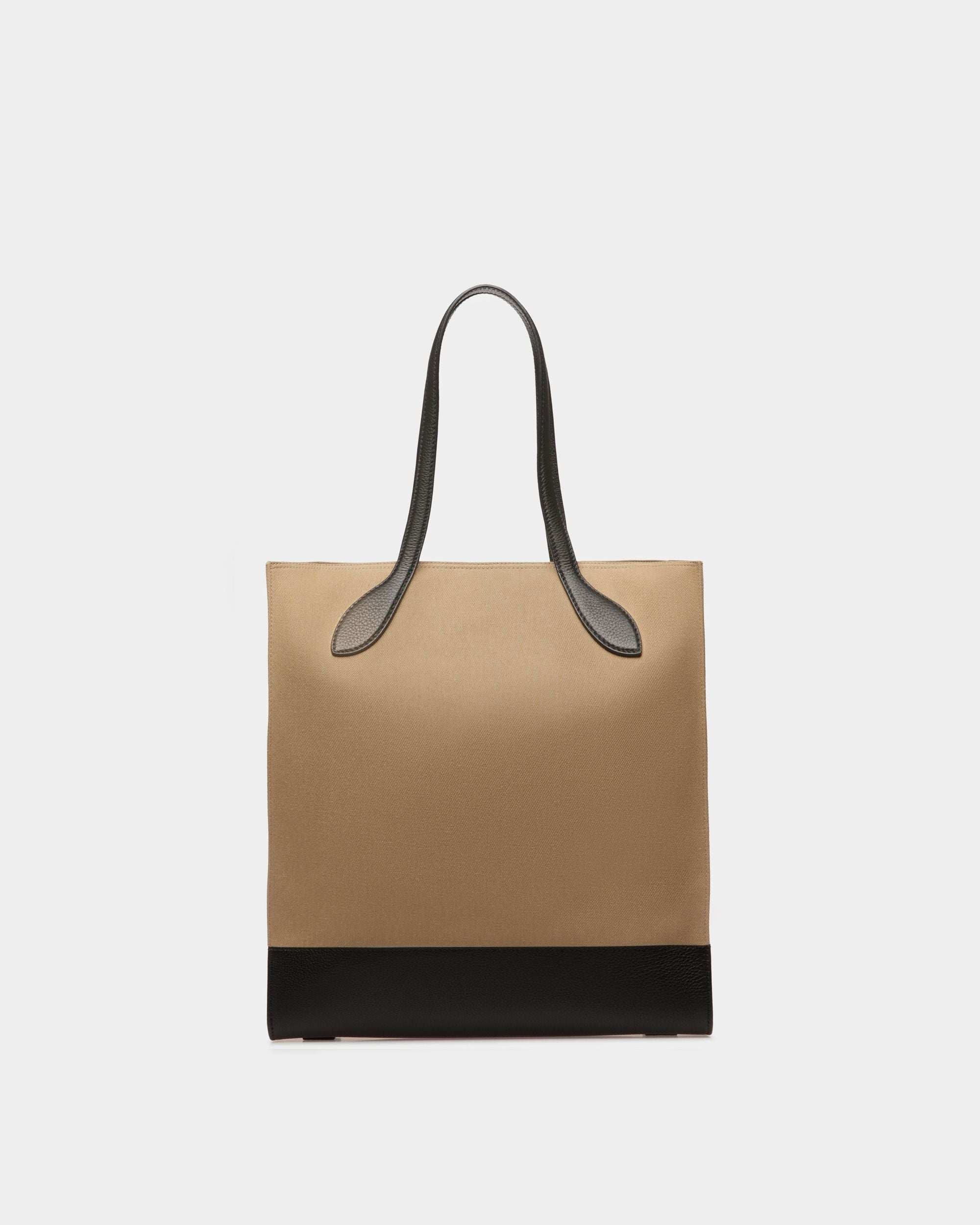 Bar トートバッグ サンド＆ブラック ファブリック - 女性 - Bally - 03