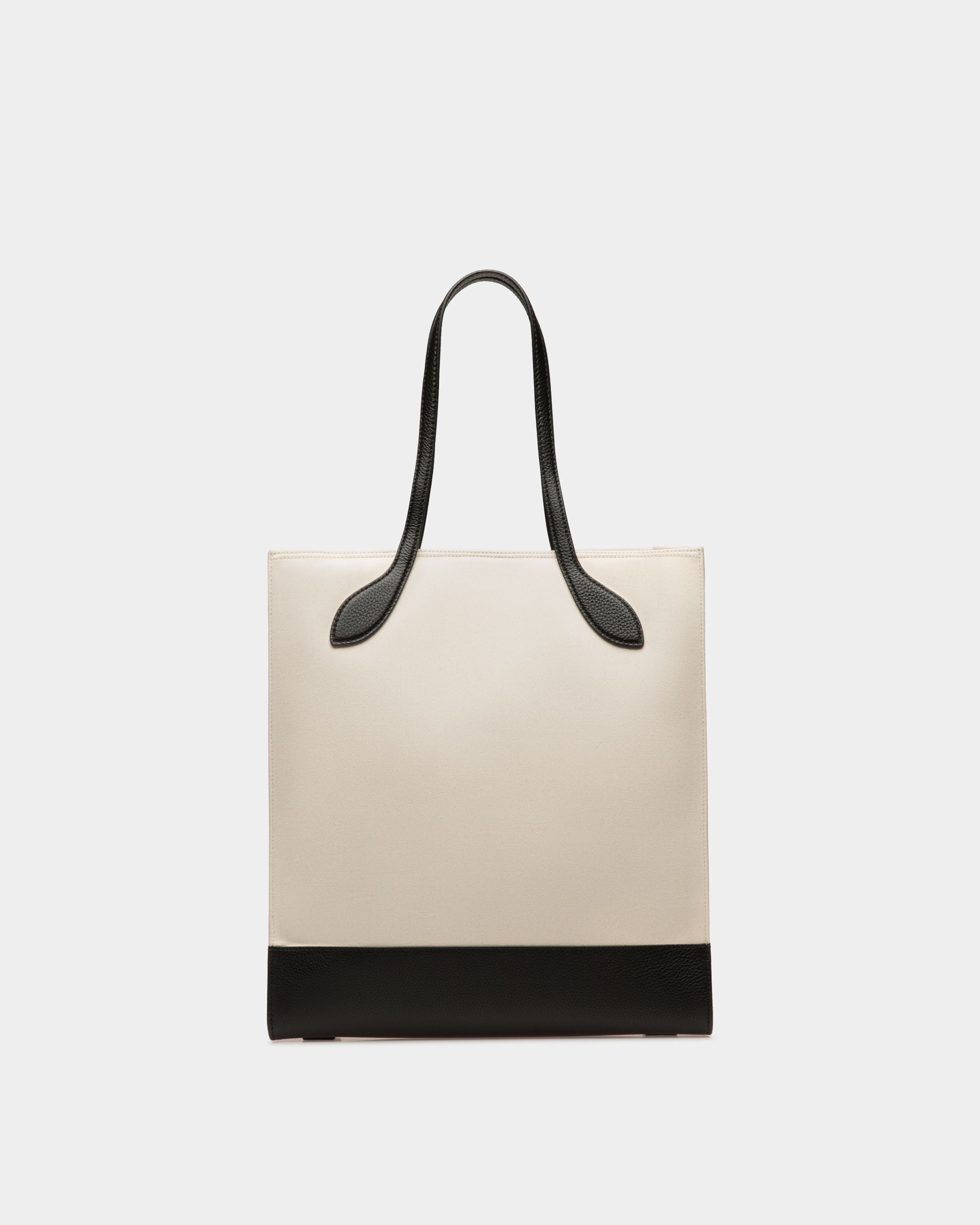 Bar トートバッグ ナチュラル＆ブラック ファブリック - 女性 - Bally - 02