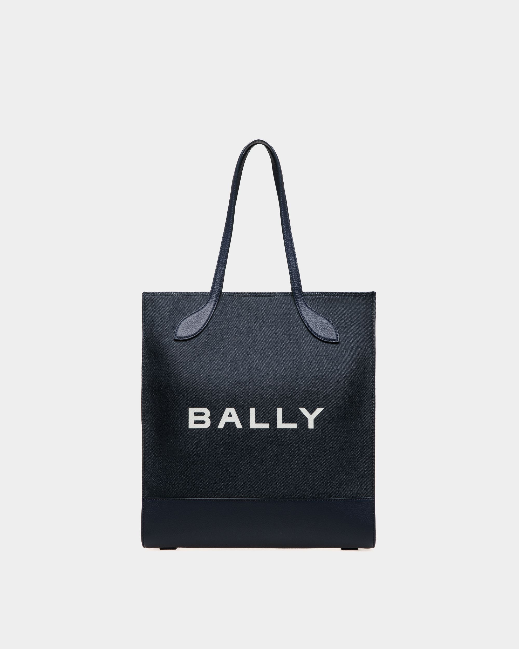 Bar トートバッグ ブルー ファブリック - 女性 - Bally - 01