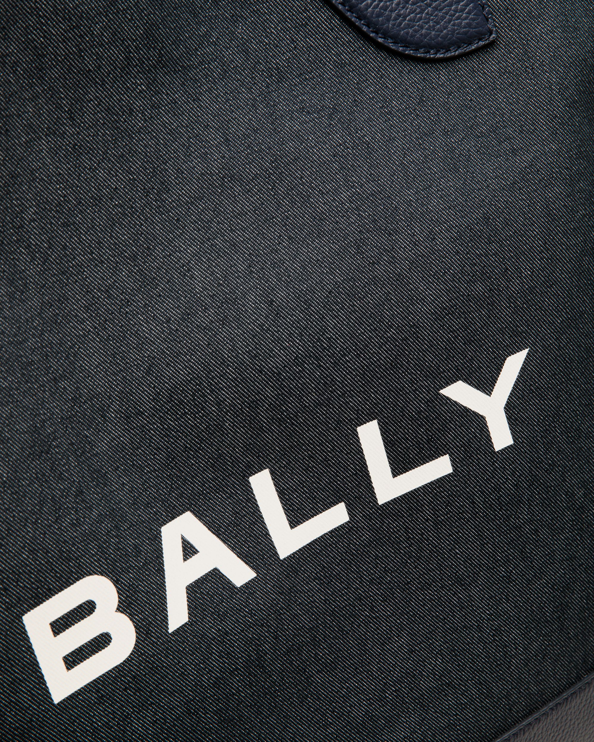 Bar トートバッグ ブルー ファブリック - 女性 - Bally - 05