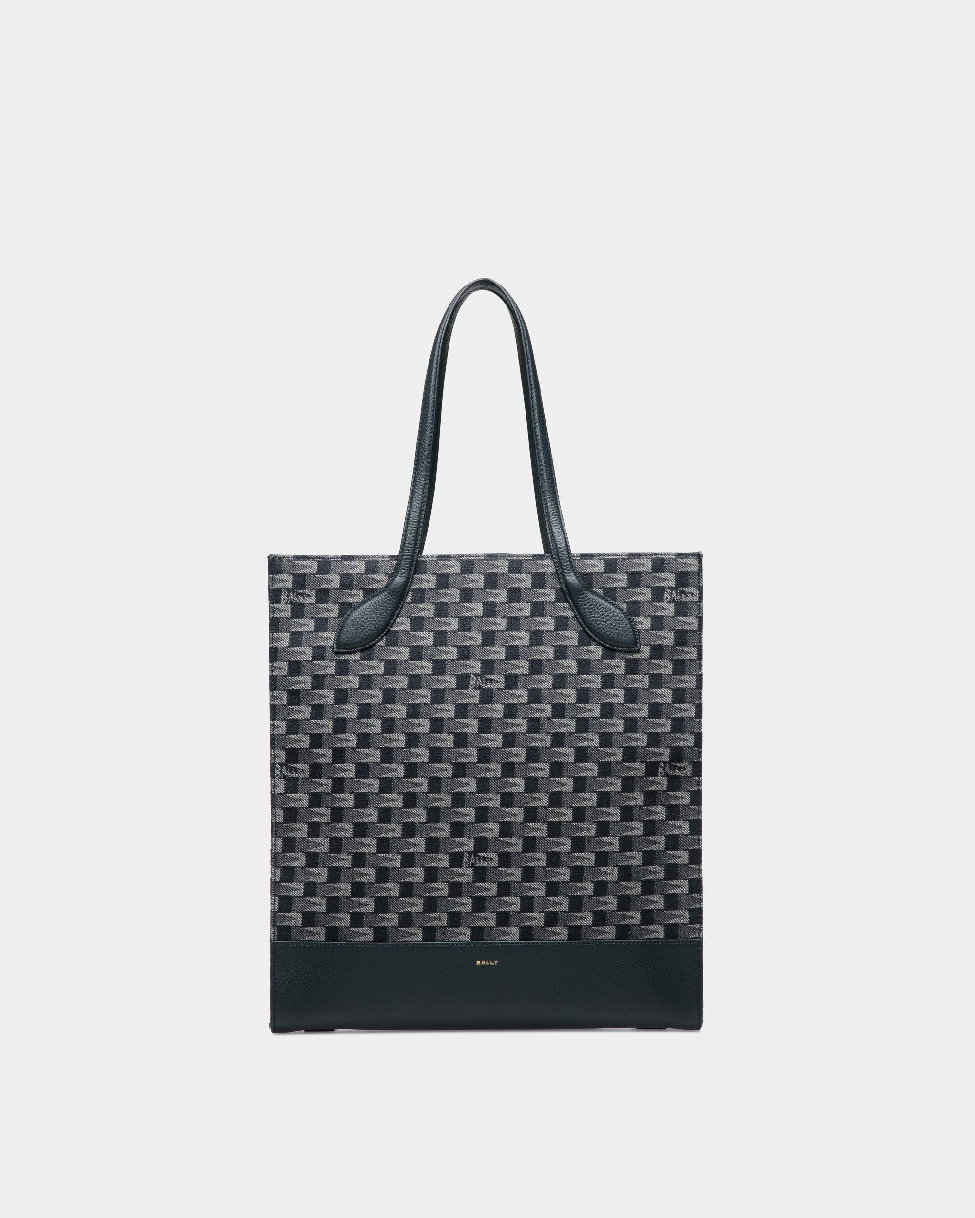 Pennant トートバッグ ネイビーブルー デニム - 女性 - Bally - 01