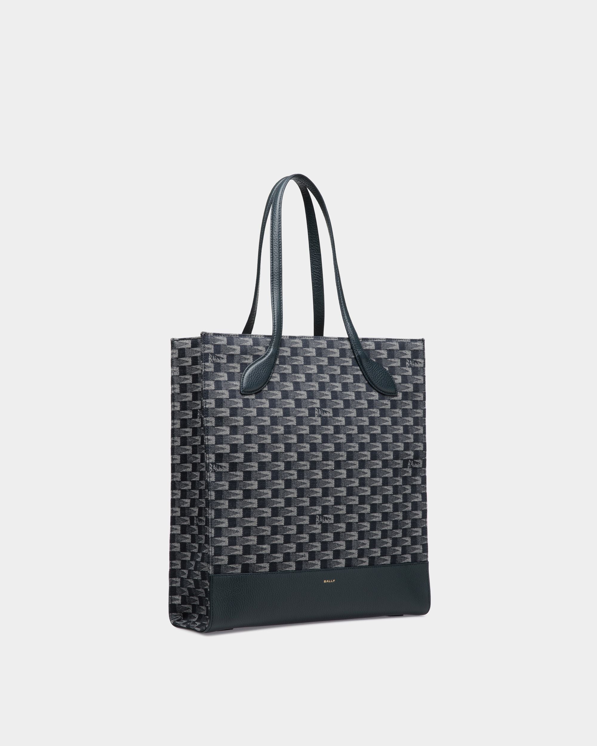 Pennant トートバッグ ネイビーブルー デニム - 女性 - Bally - 03