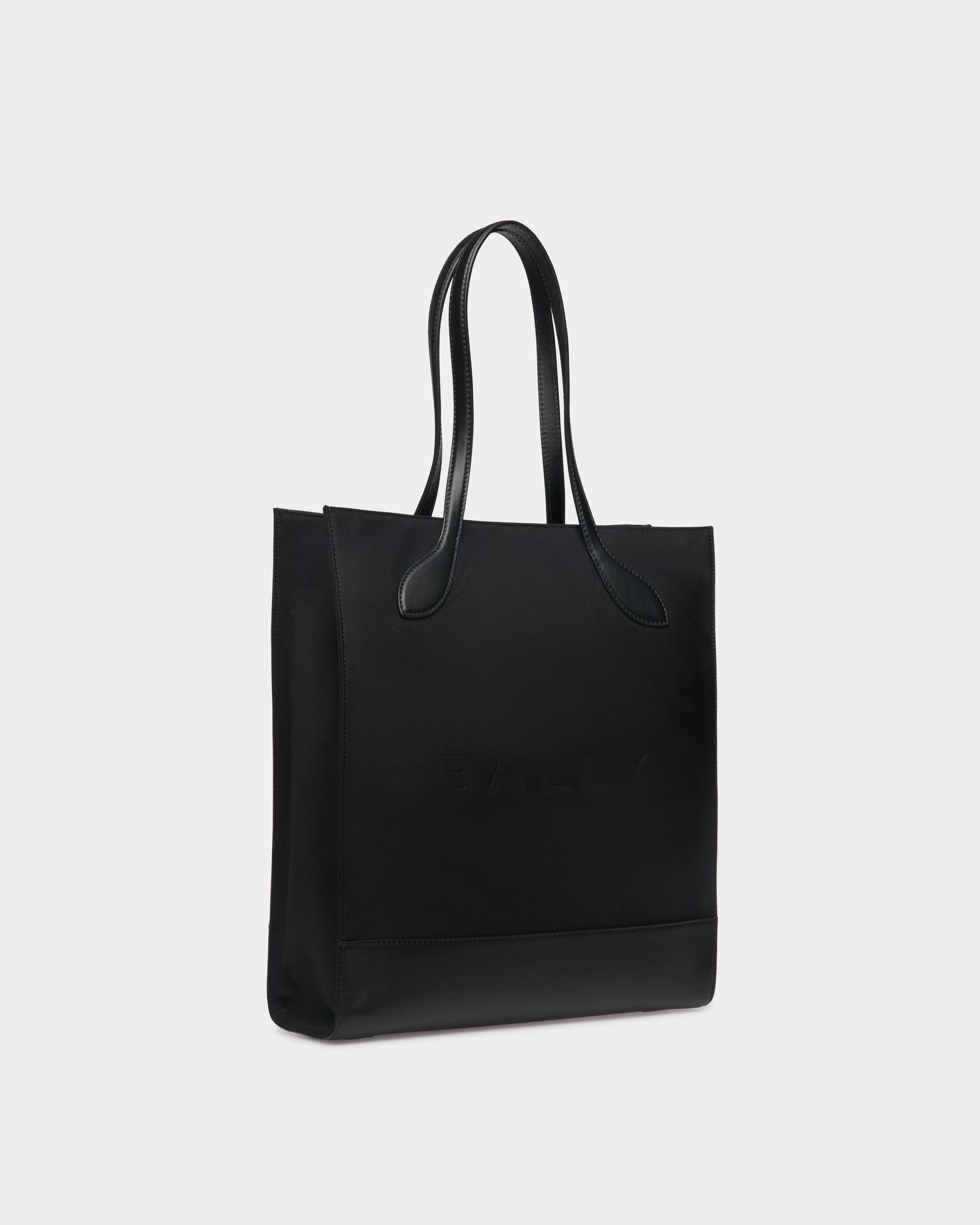 Bar トートバッグ ブラック ナイロン＆レザー - 女性 - Bally - 04