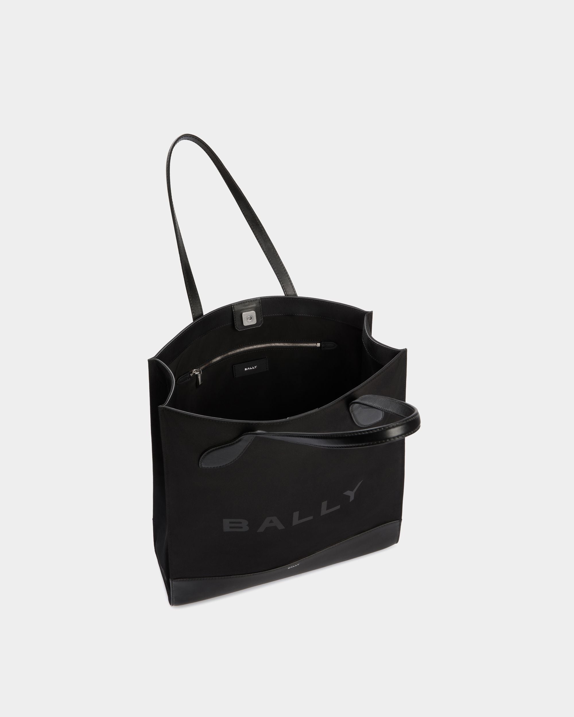 Bar トートバッグ ブラック ナイロン＆レザー - 女性 - Bally - 05