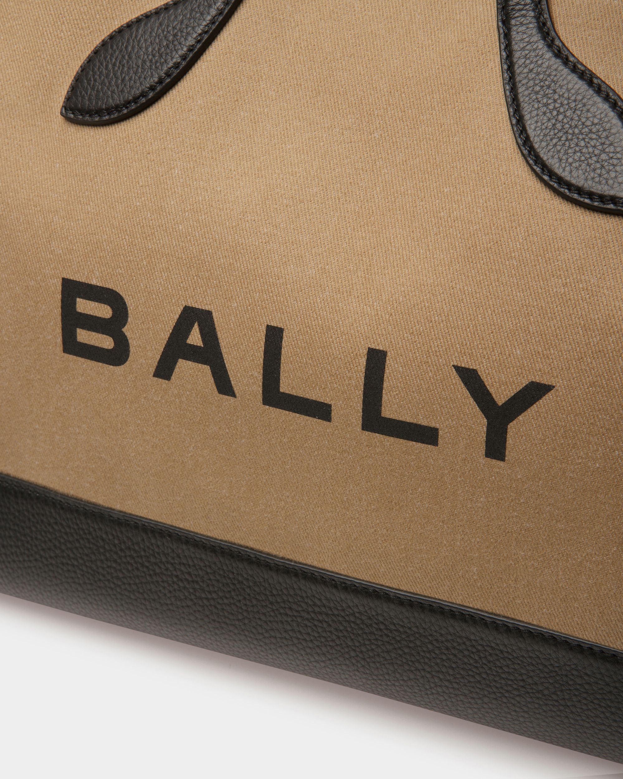 Bar トートバッグ サンド＆ブラック ファブリック - 女性 - Bally - 06