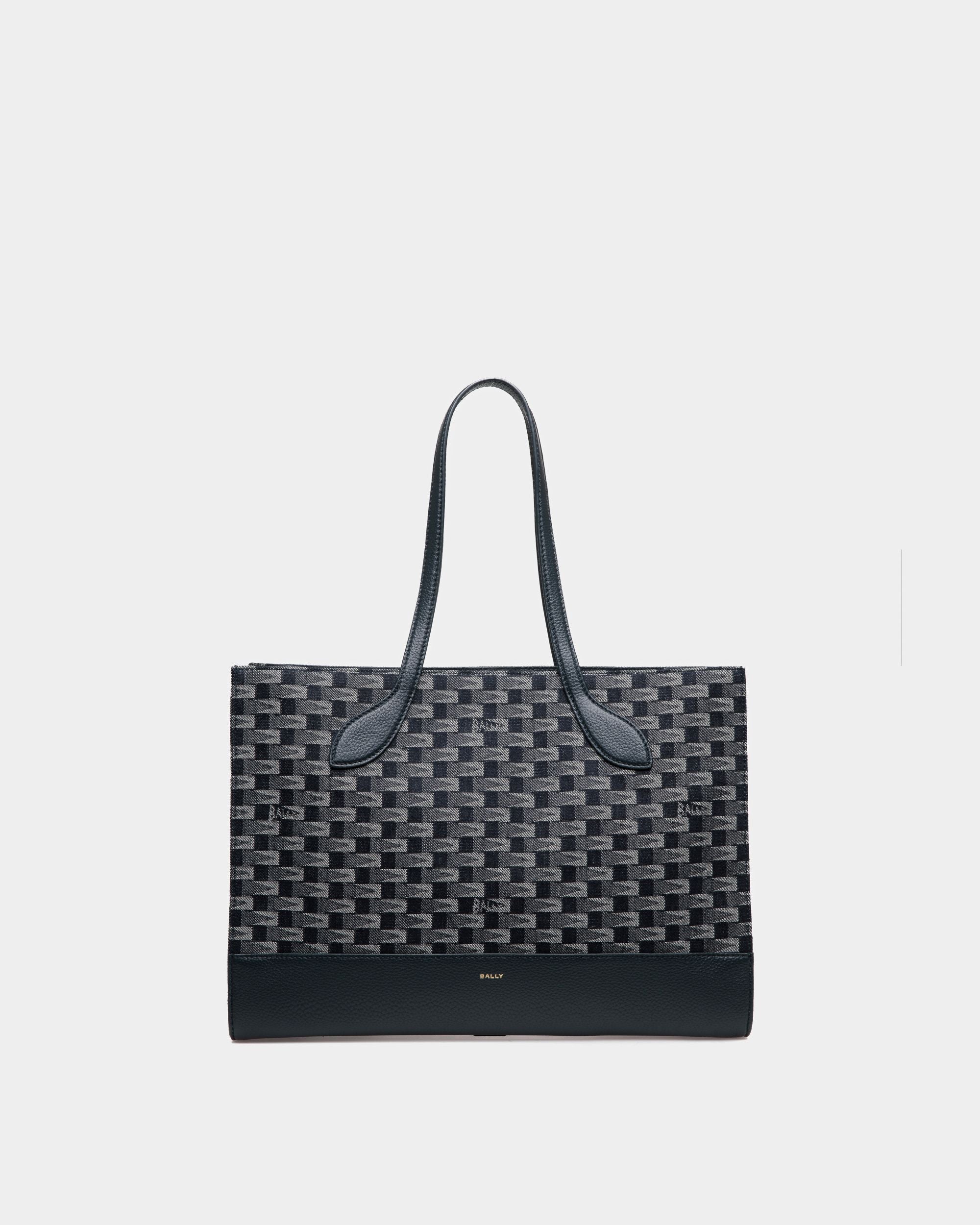 Bar トートバッグ ペナントモチーフ デニム - 女性 - Bally - 01