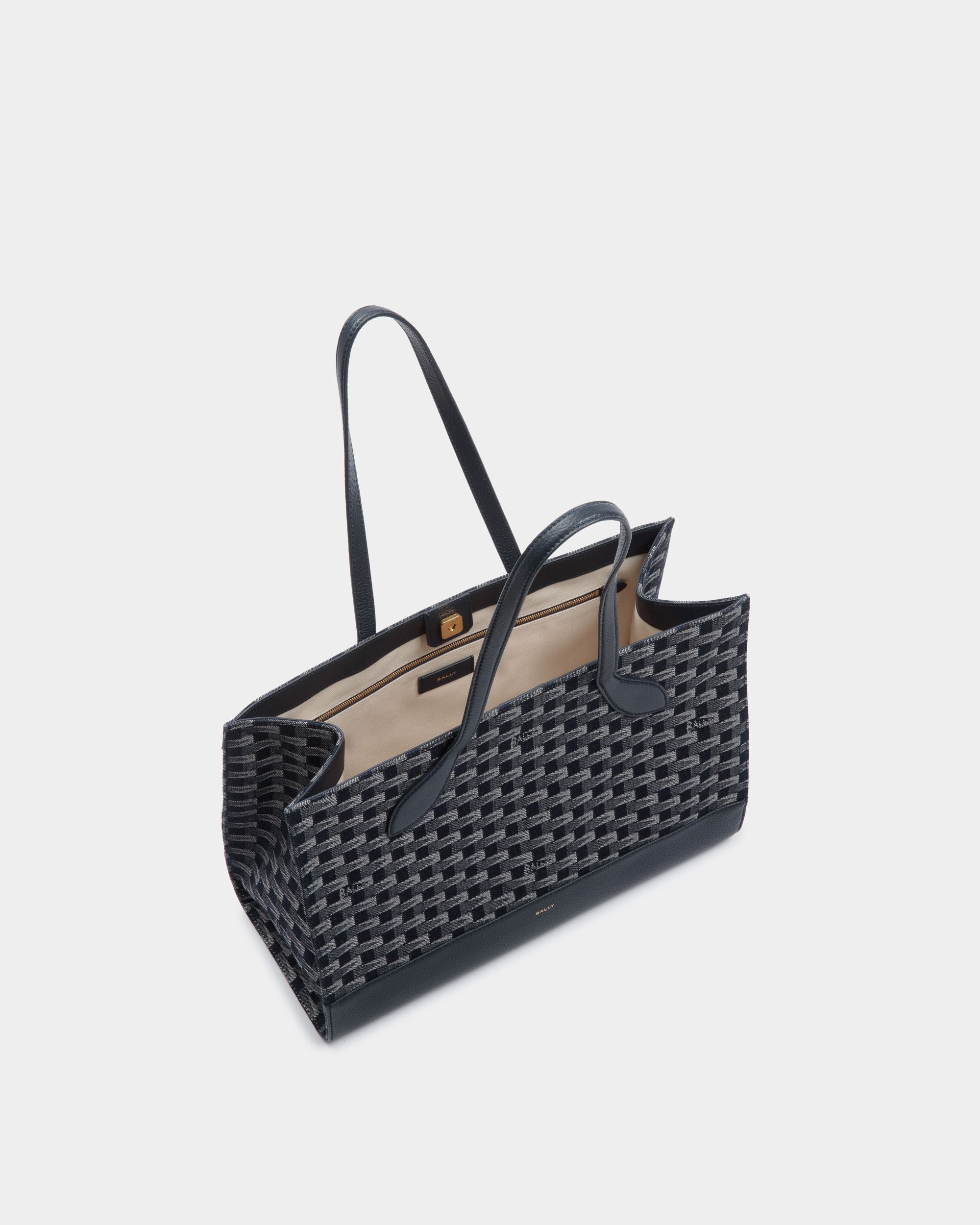 Bar トートバッグ ペナントモチーフ デニム - 女性 - Bally - 04