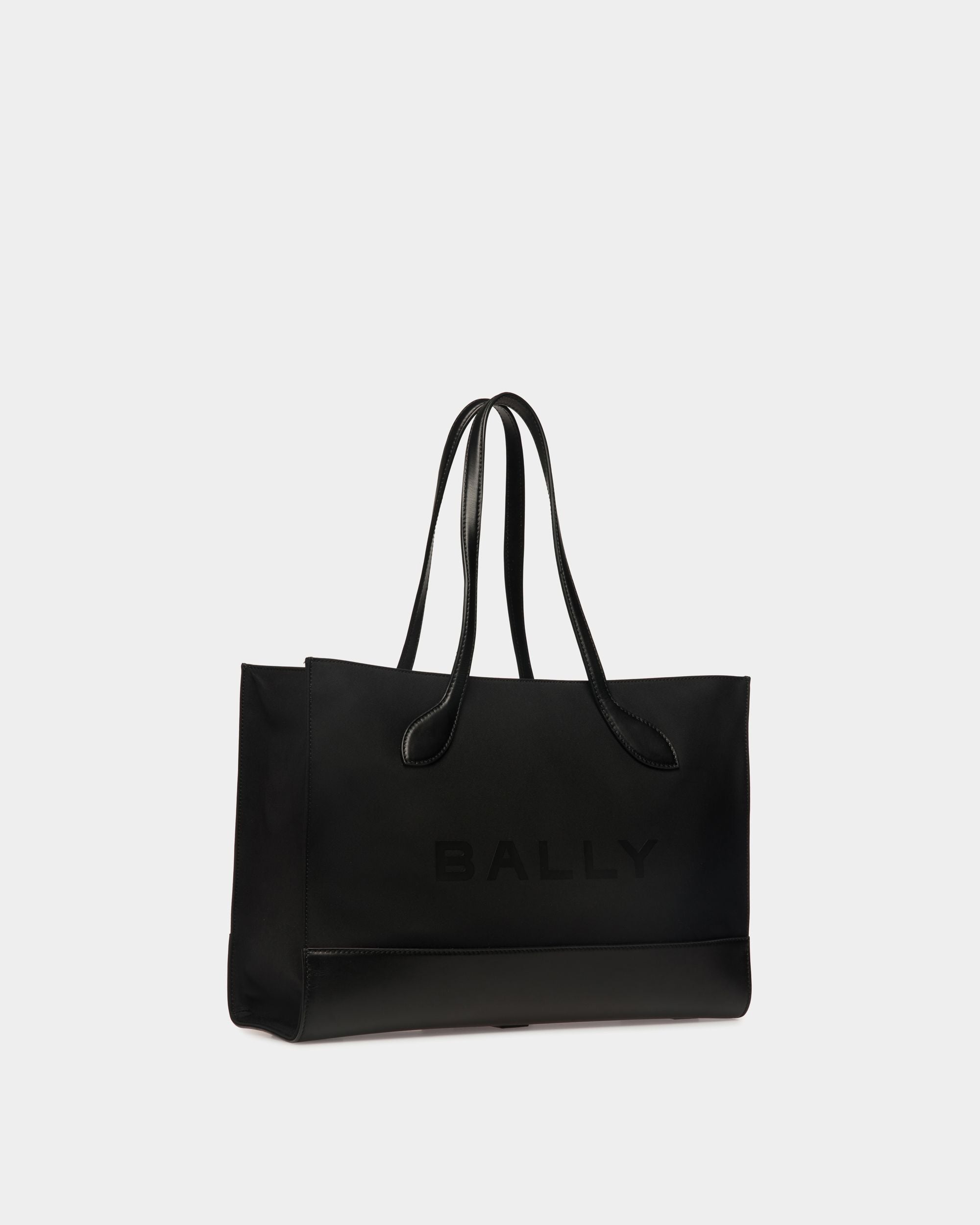 Bar トートバッグ ブラック ナイロン＆レザー - 女性 - Bally - 04