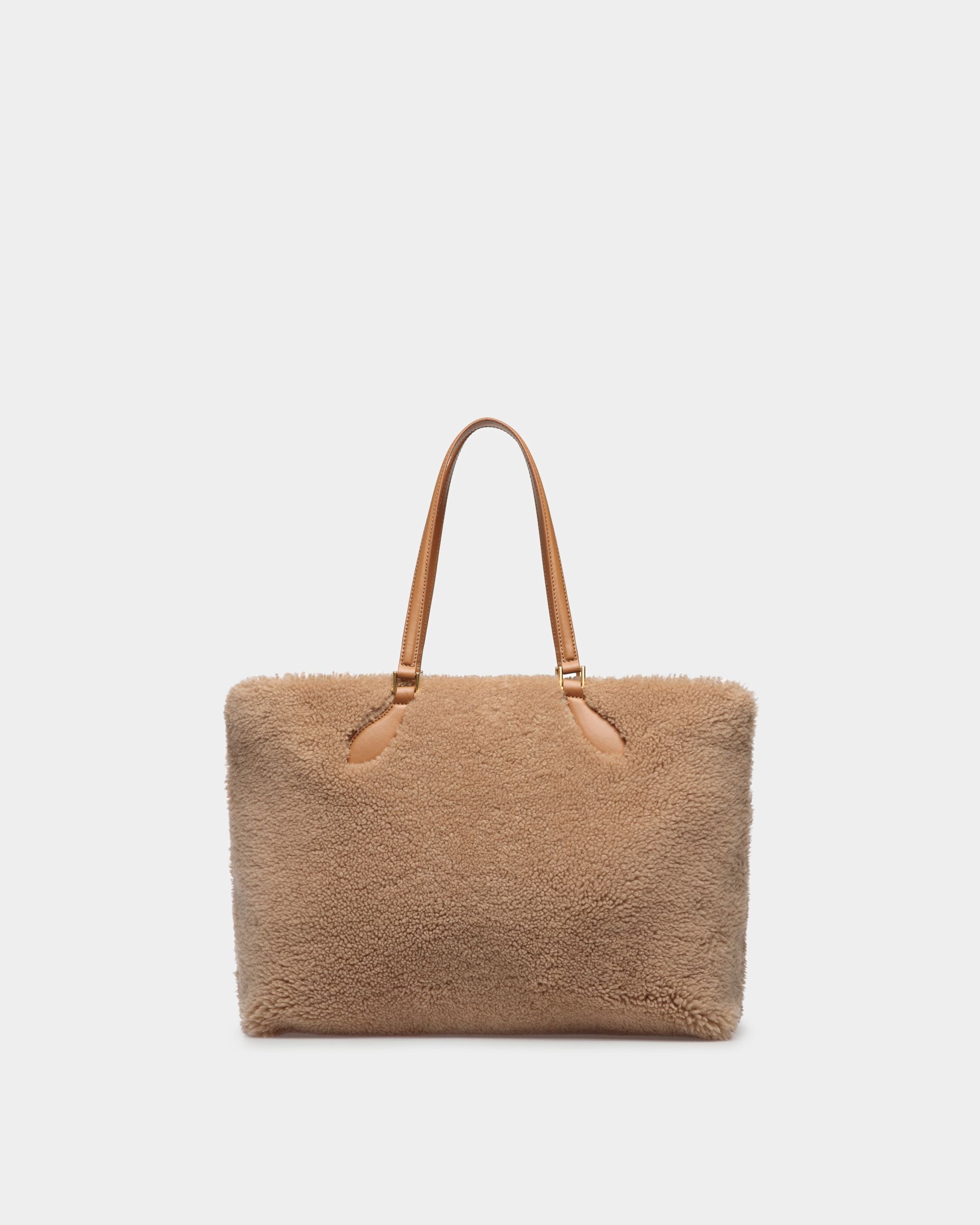 Emblem ベージュ ウール トートバッグ - 女性 - Bally - 02