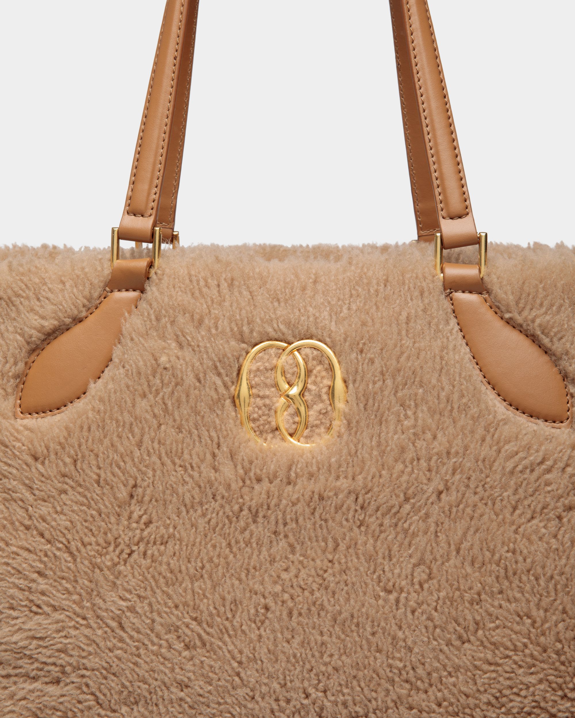 Emblem ベージュ ウール トートバッグ - 女性 - Bally - 05