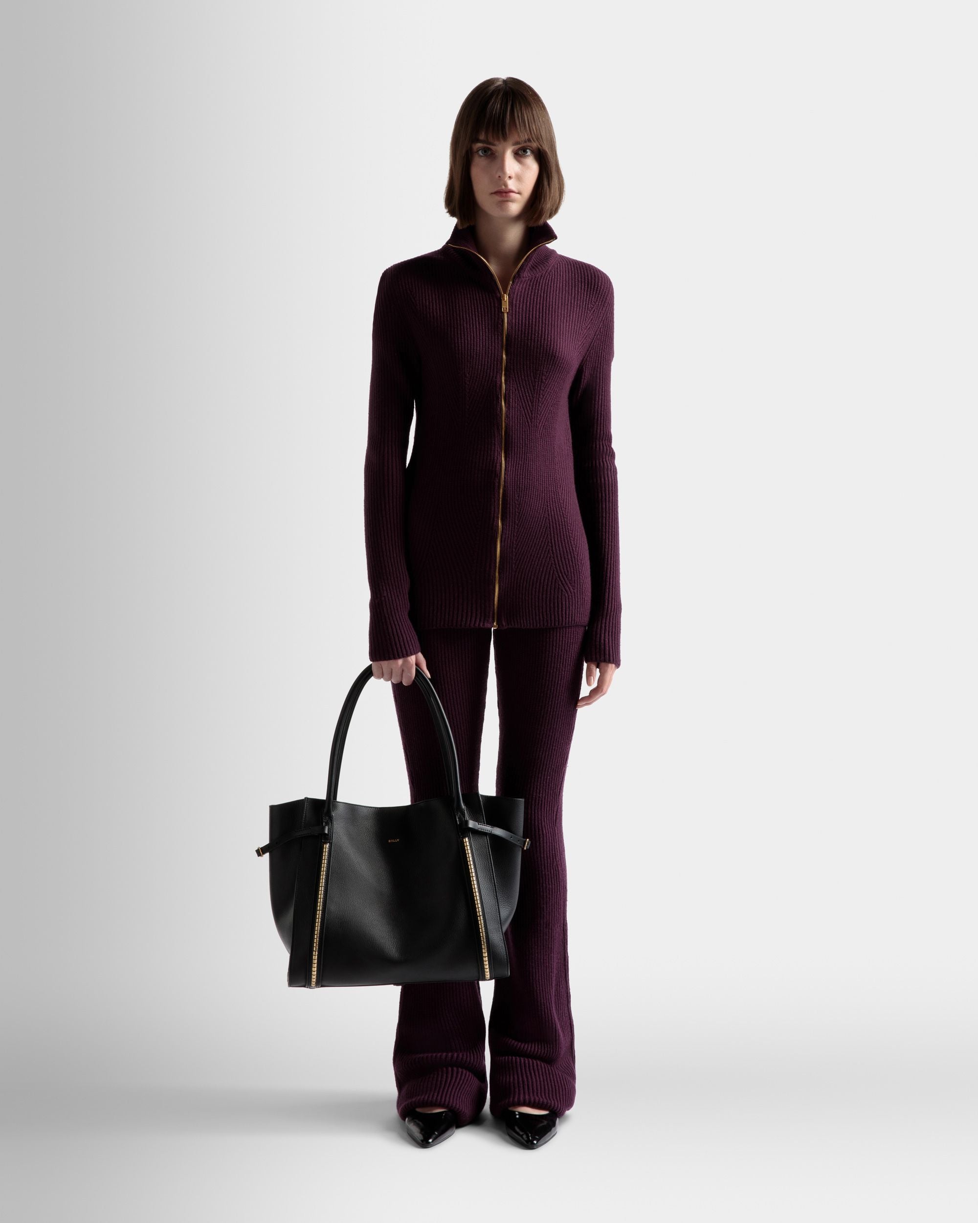 Chesney Large トートバッグ ブラック レザー - 女性 - Bally - 02