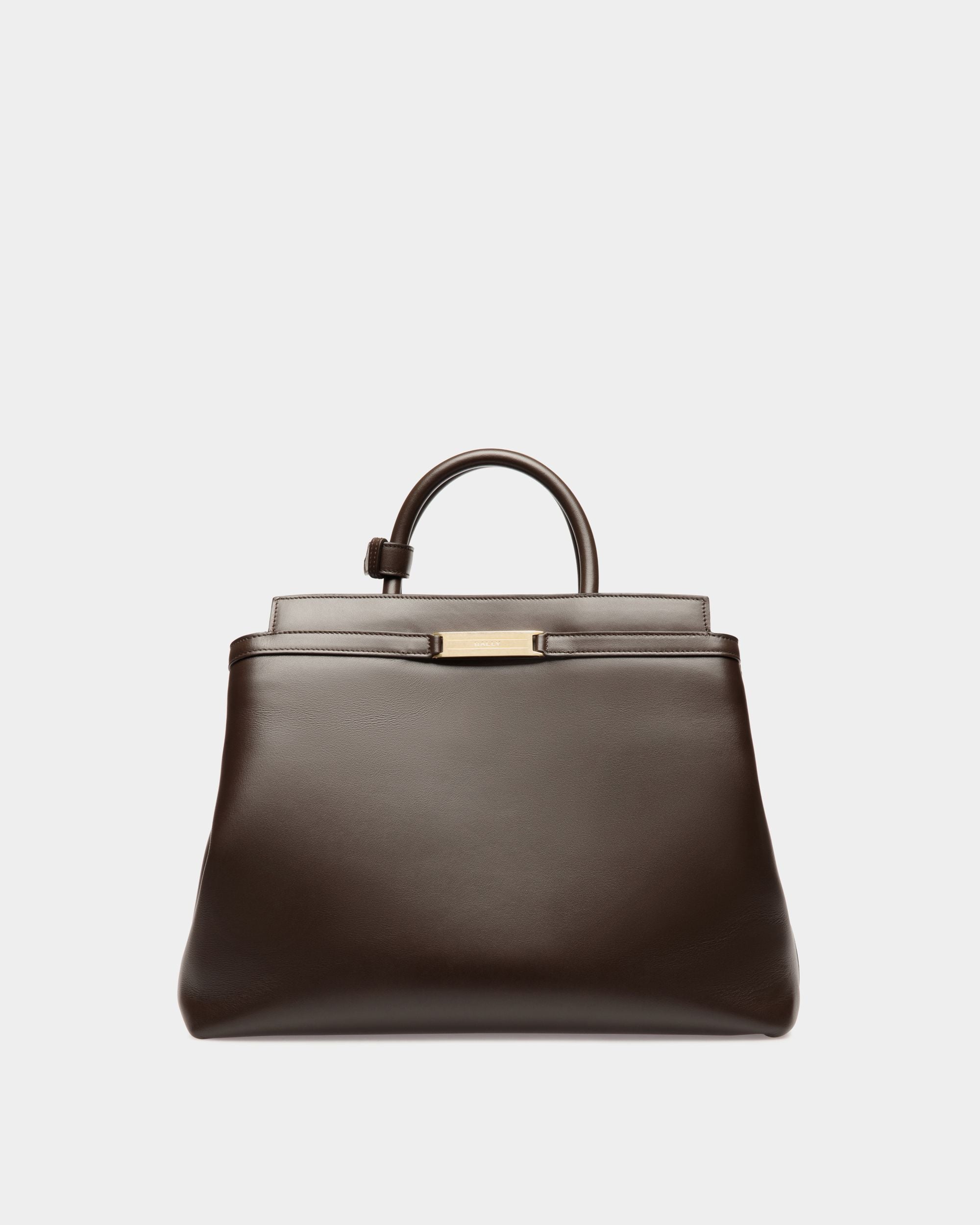 Deco トートバッグ エバノブラウン レザー - 女性 - Bally - 01