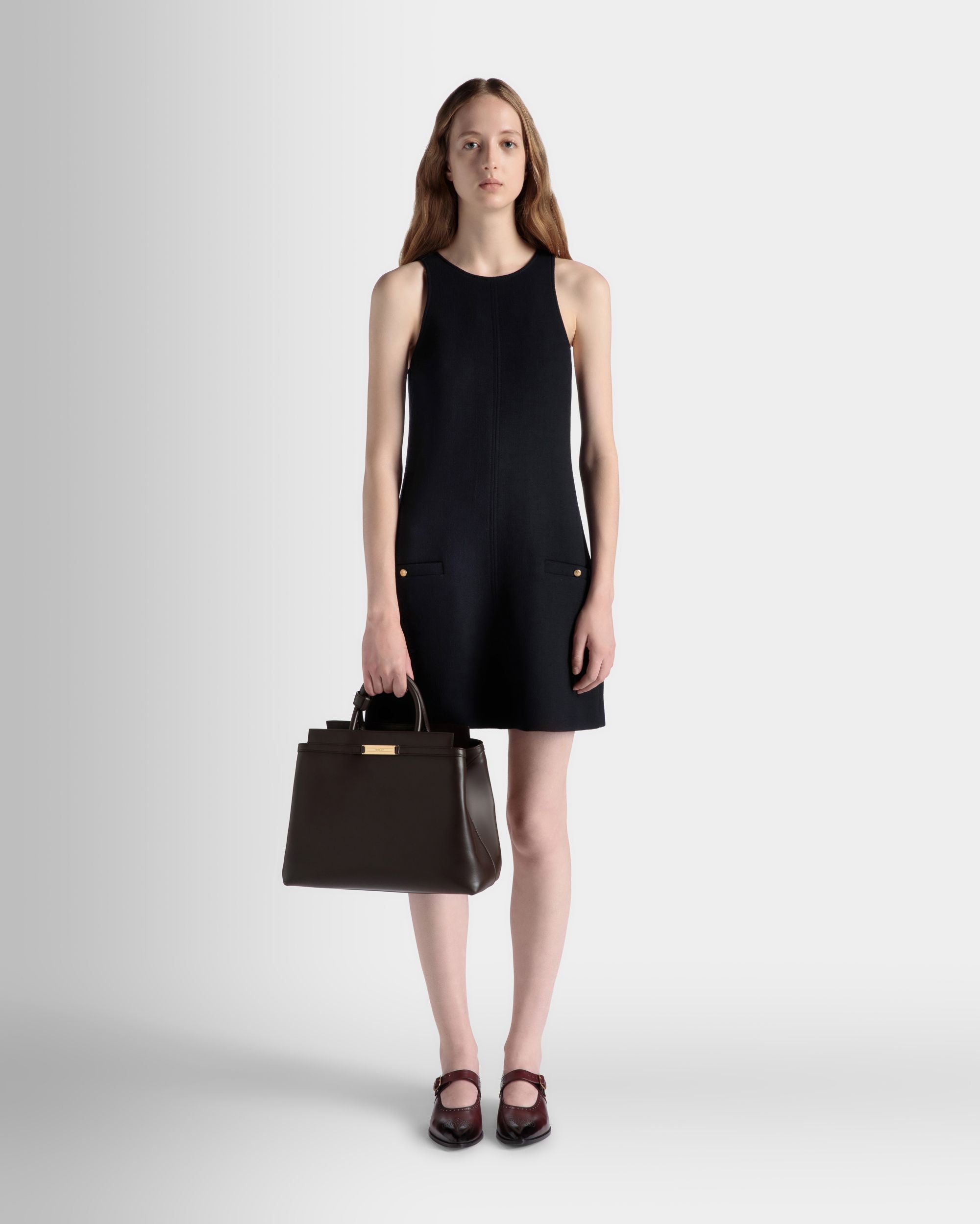 Deco トートバッグ エバノブラウン レザー - 女性 - Bally - 02