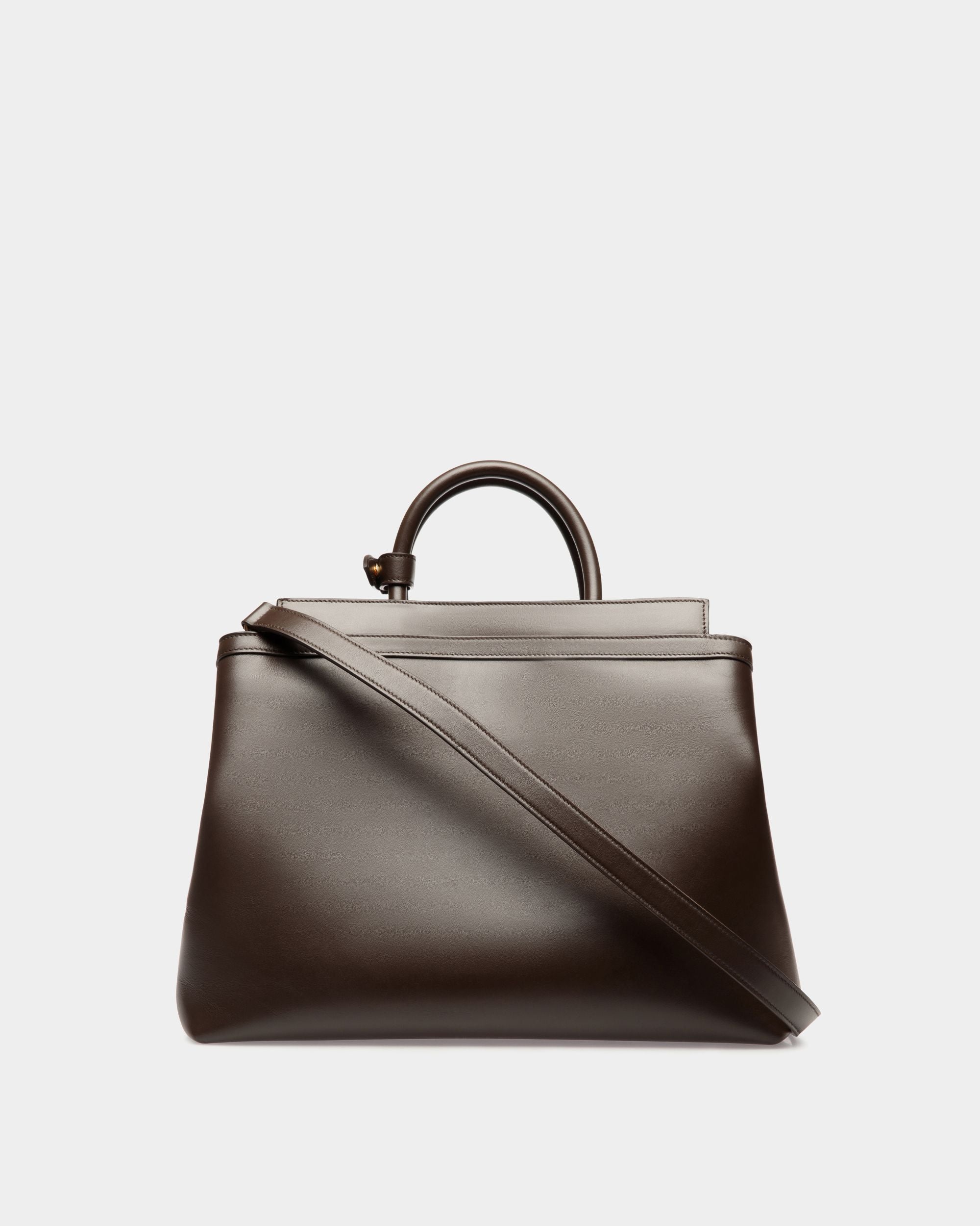 Deco トートバッグ エバノブラウン レザー - 女性 - Bally - 03
