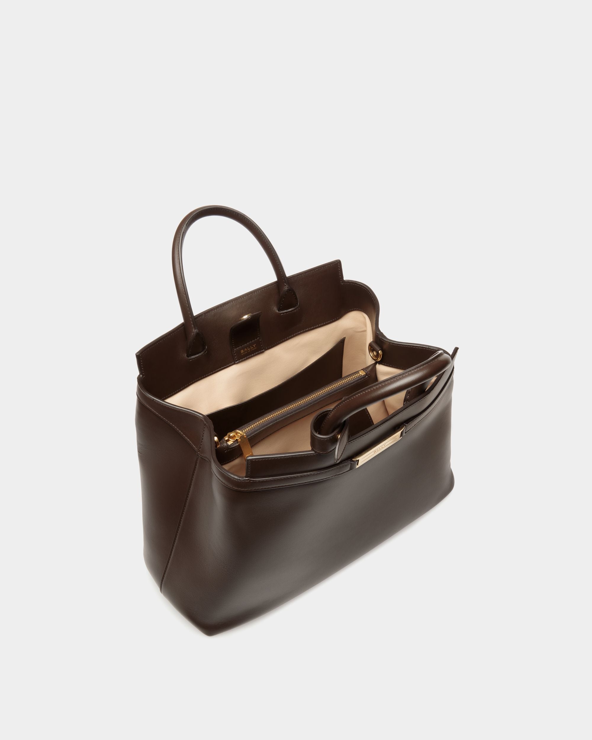 Deco トートバッグ エバノブラウン レザー - 女性 - Bally - 05