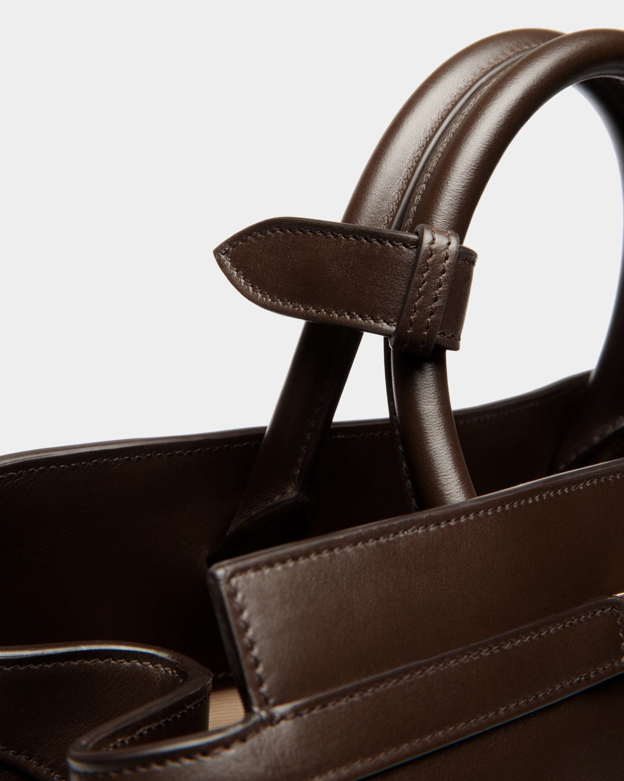 Deco トートバッグ エバノブラウン レザー - 女性 - Bally - 06