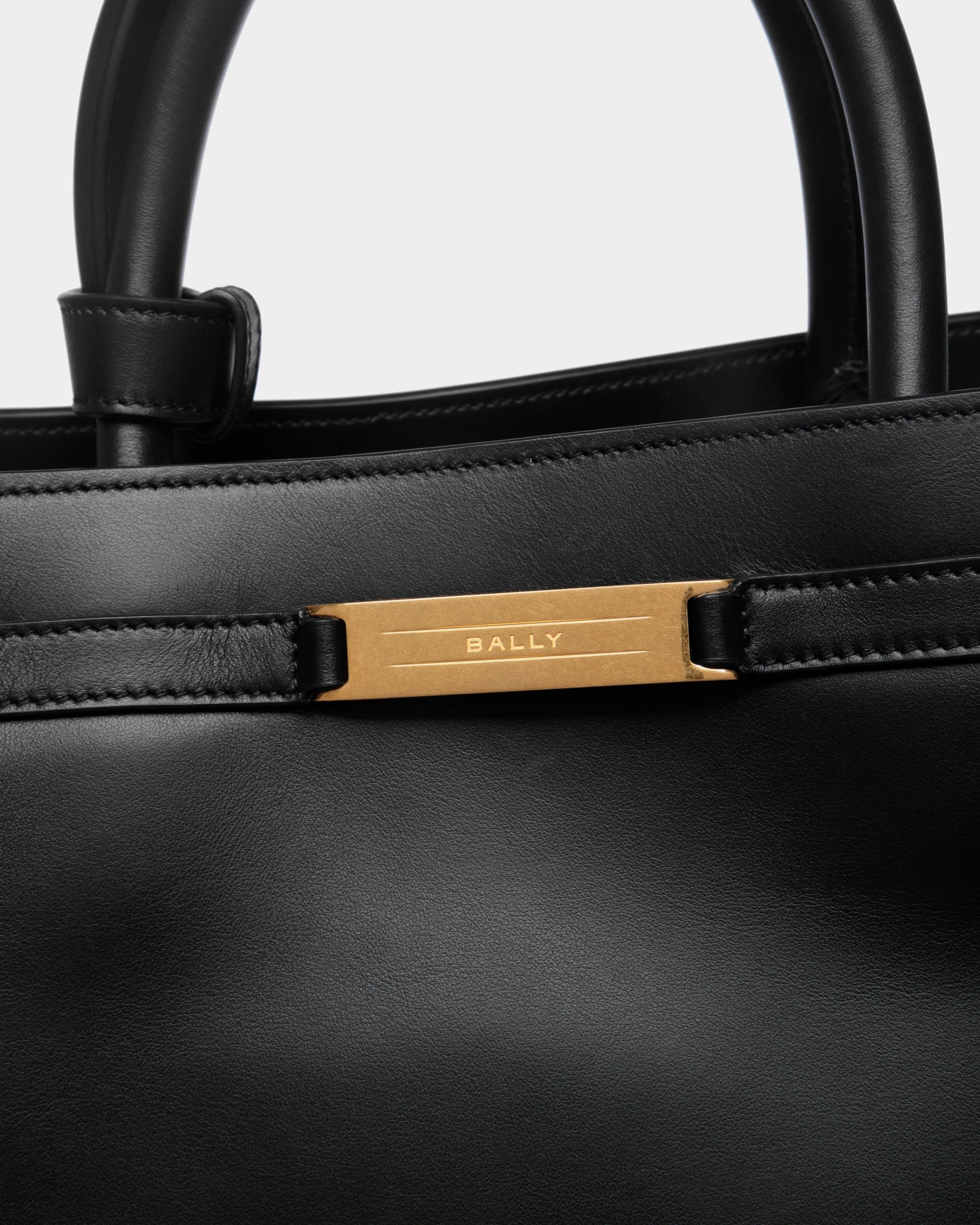 Deco トートバッグ ブラック レザー - 女性 - Bally - 05