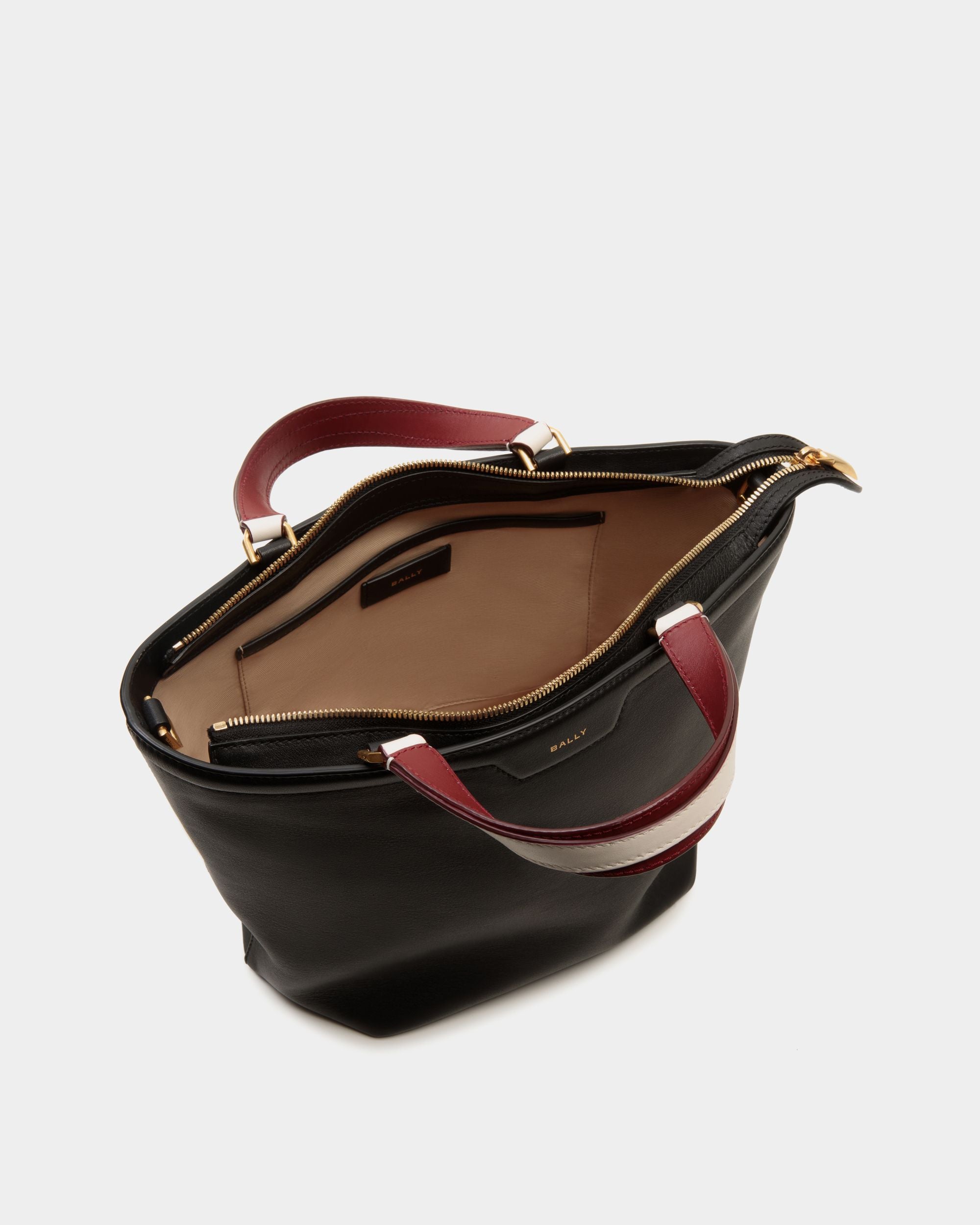 Code スモール トートバッグ ブラック レザー - 女性 - Bally - 05