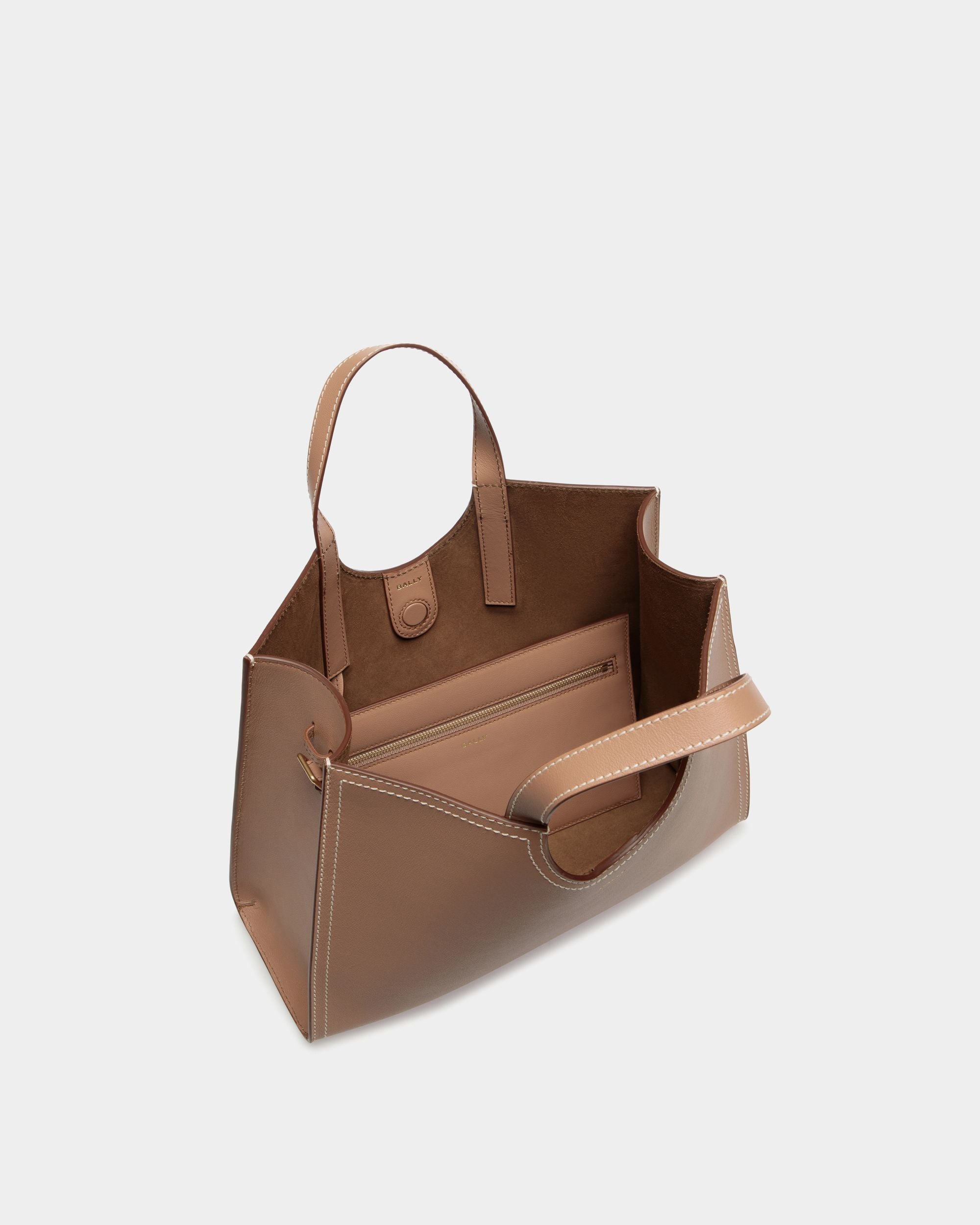 Easy Bally トートバッグ プラリネベージュ レザー - 女性 - Bally - 05