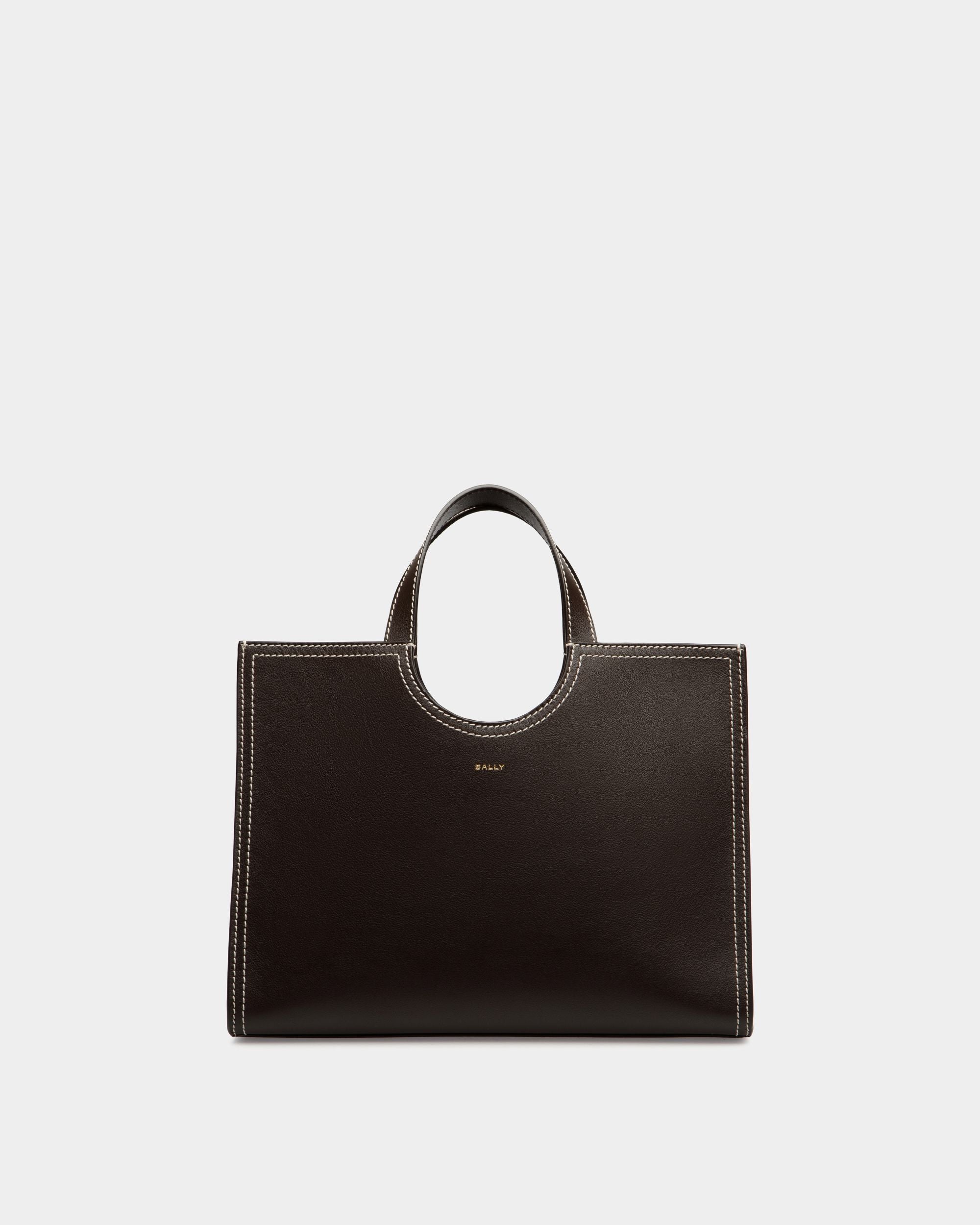 Easy Bally トートバッグ エバノブラウン レザー - 女性 - Bally - 01