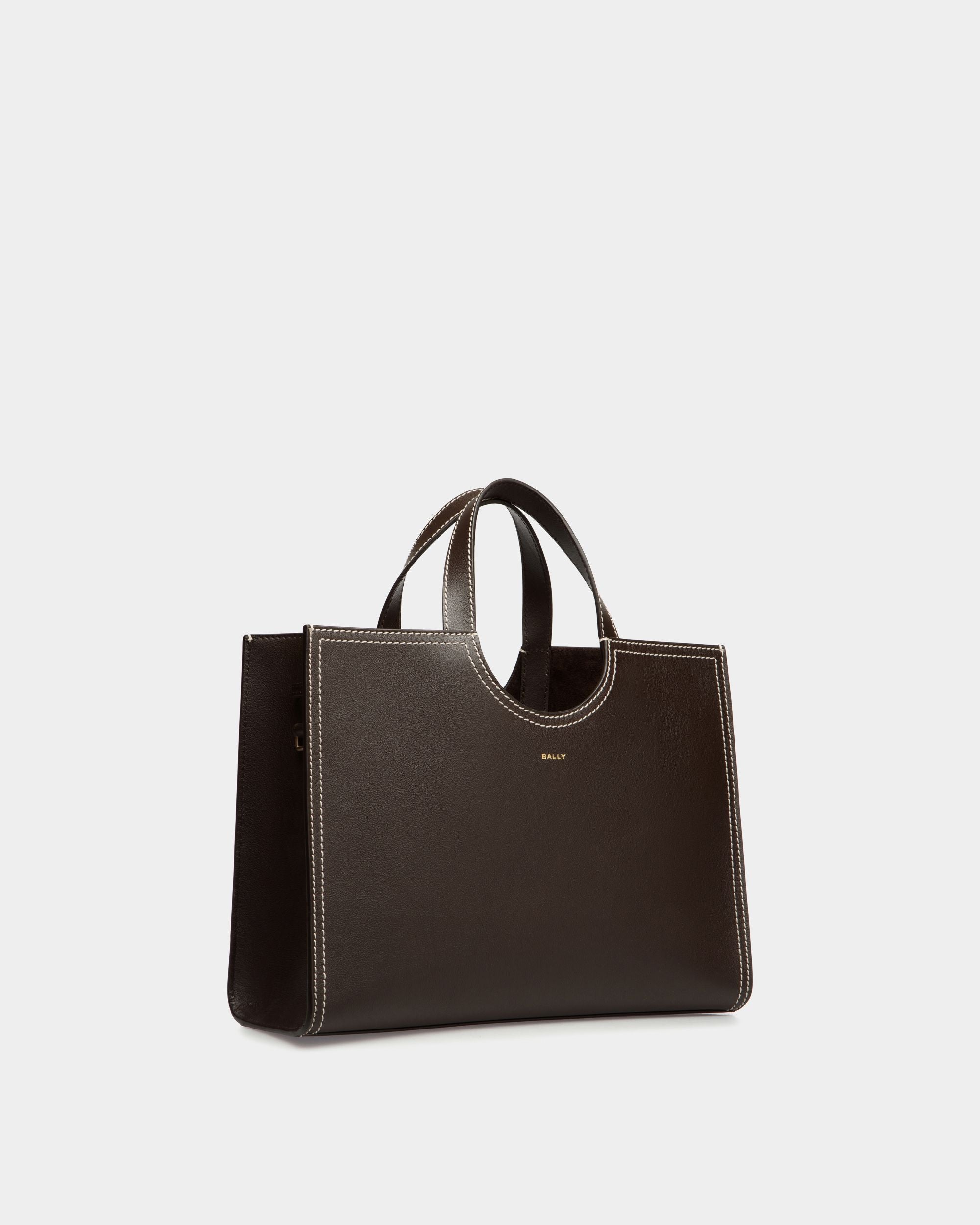 Easy Bally トートバッグ エバノブラウン レザー - 女性 - Bally - 04