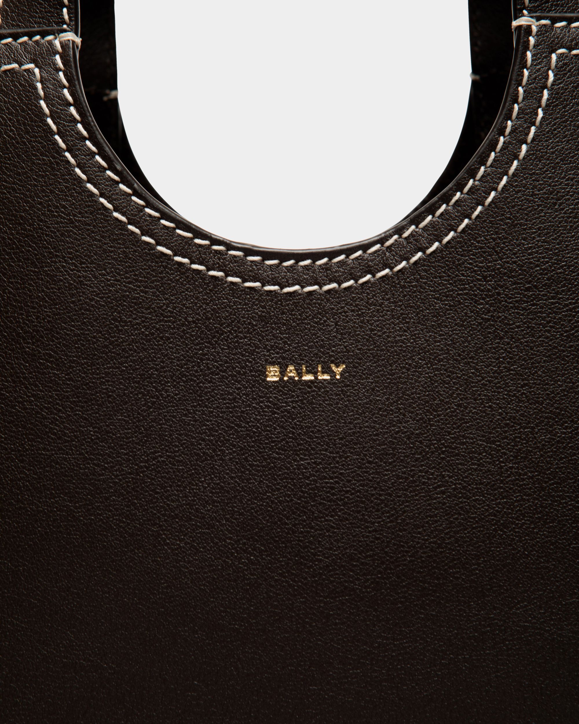 Easy Bally トートバッグ エバノブラウン レザー - 女性 - Bally - 06