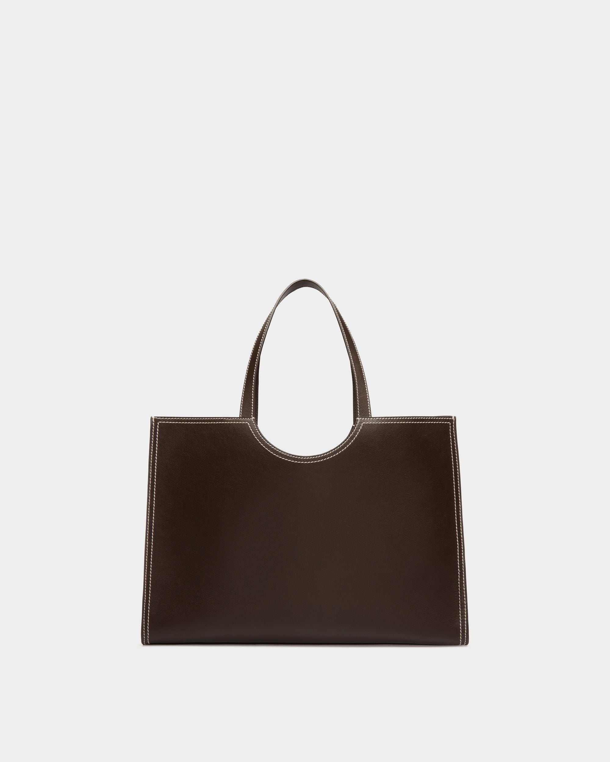 Easy Bally トートバッグ エバノブラウン レザー - 女性 - Bally - 03