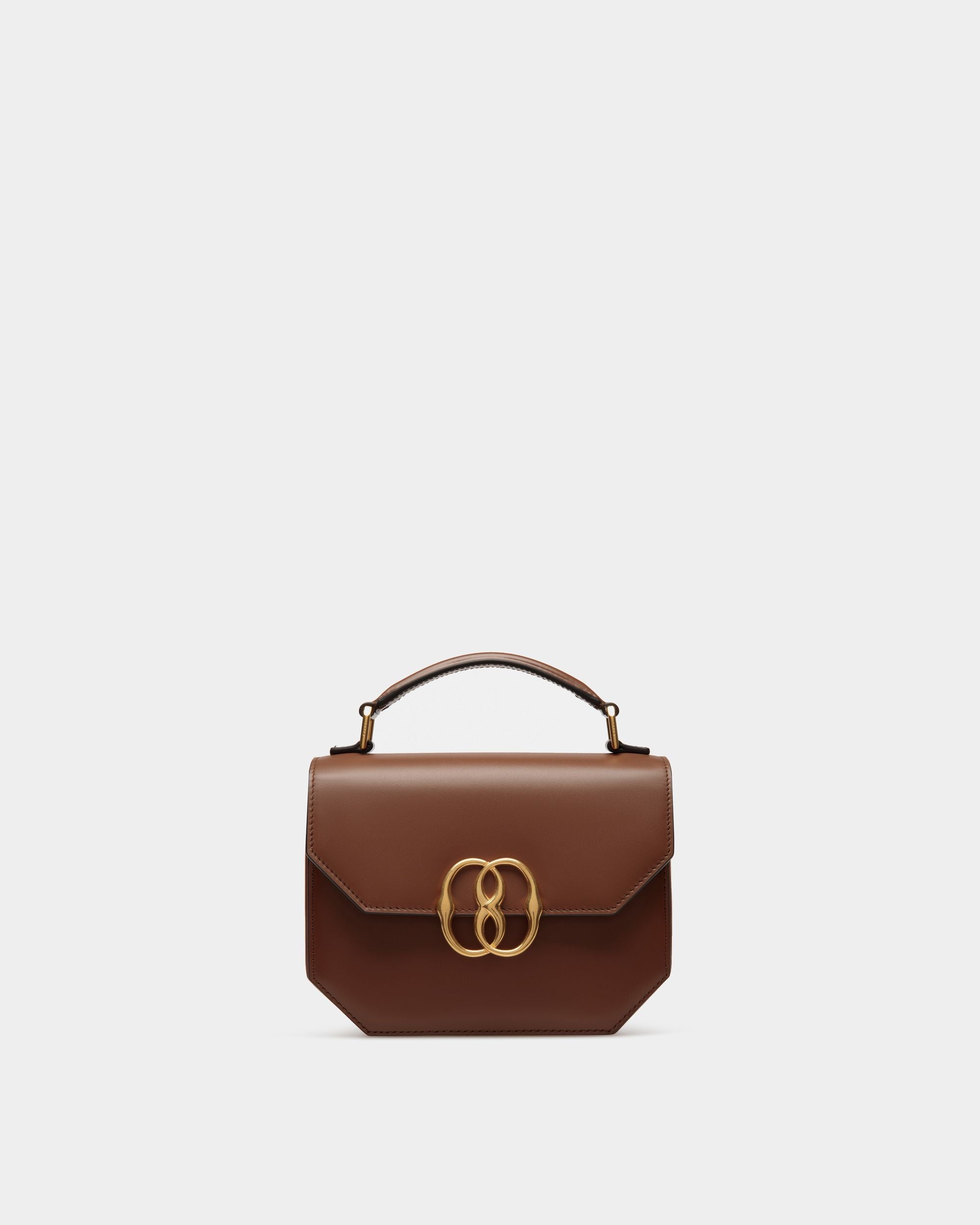 Emblem ミニバッグ ブラウン レザー - 女性 - Bally - 01