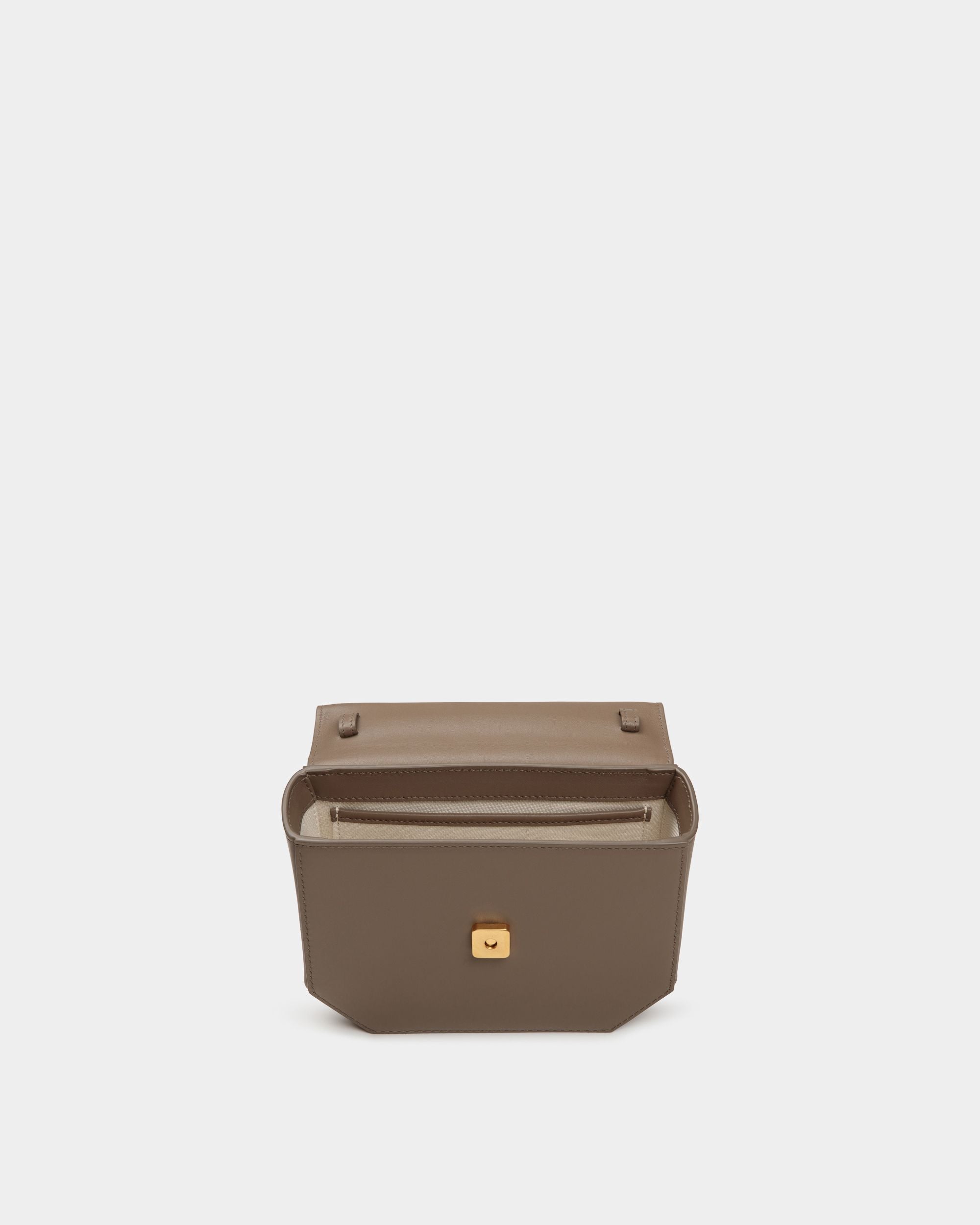 Emblem ミニ バッグ ベージュ レザー - 女性 - Bally - 04