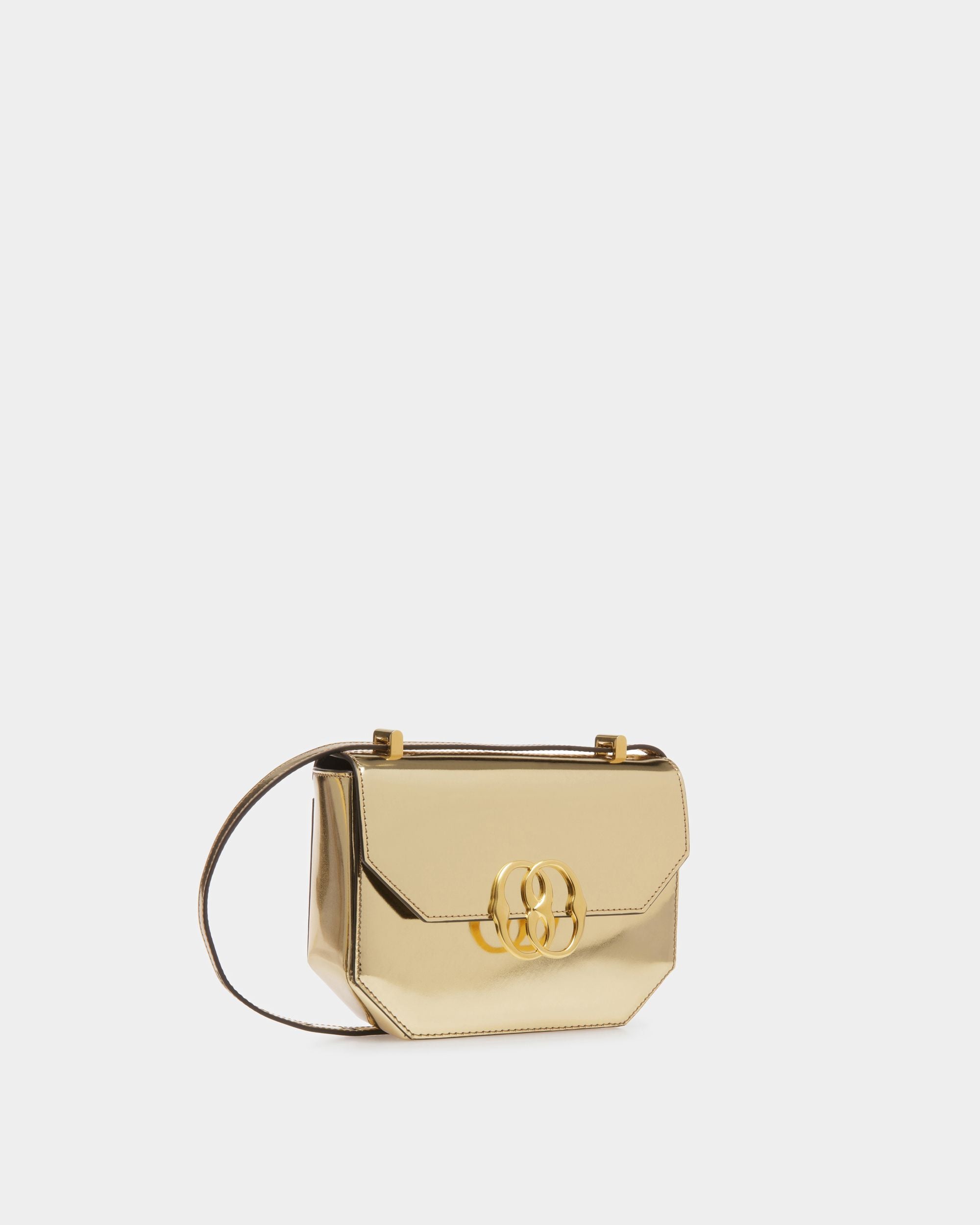 Emblem ミニバッグ ゴールド レザー - 女性 - Bally - 03