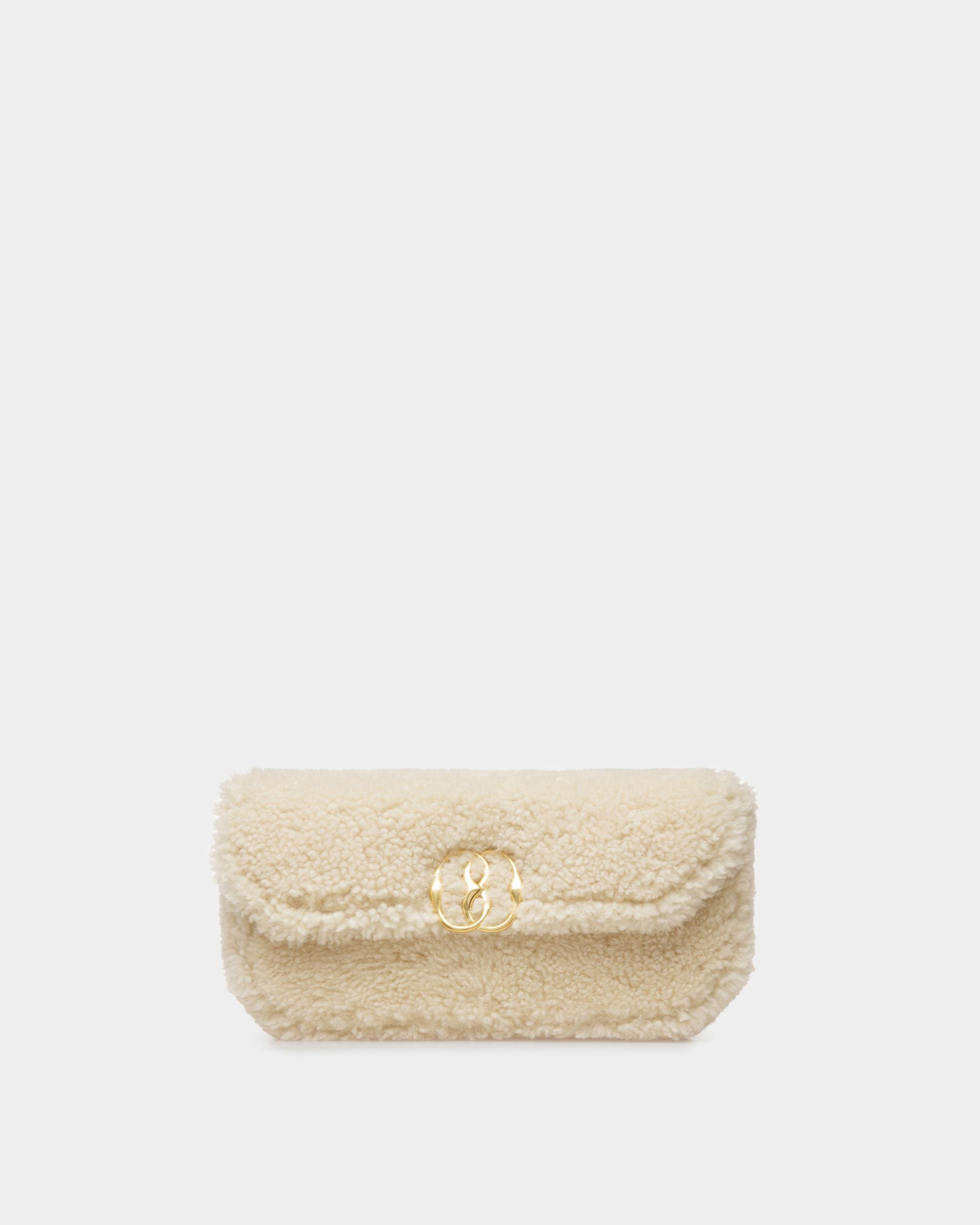 Emblem ショルダーバッグ ボーンホワイト ウール - 女性 - Bally - 01
