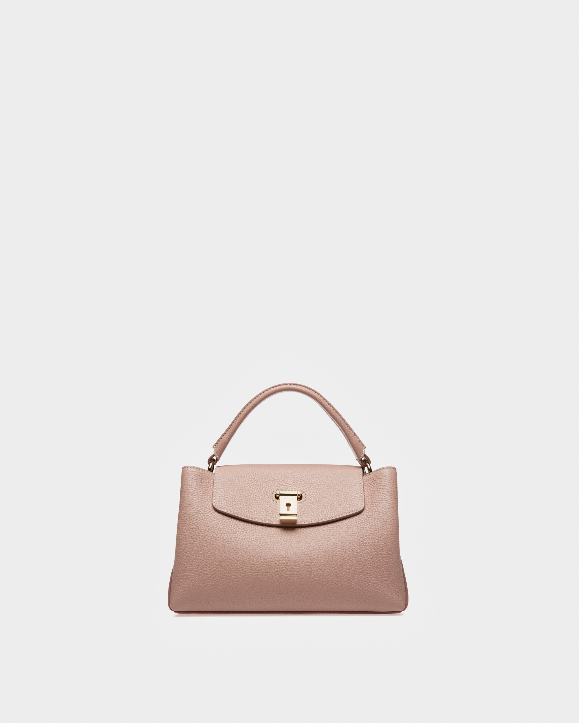 Layka Small ピンク レザー トップハンドルバッグ - 女性 - Bally - 01