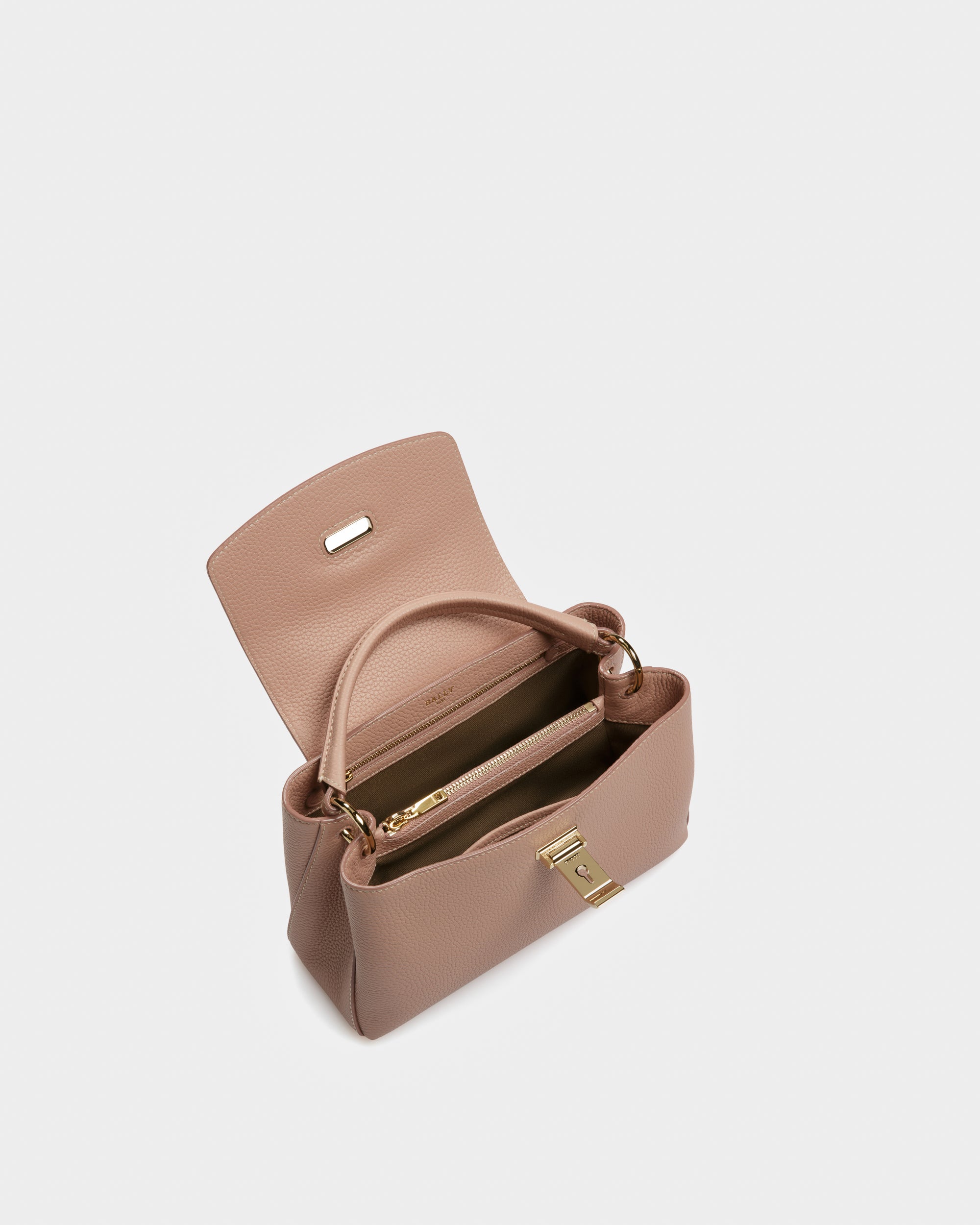 Layka Small ピンク レザー トップハンドルバッグ - 女性 - Bally - 03