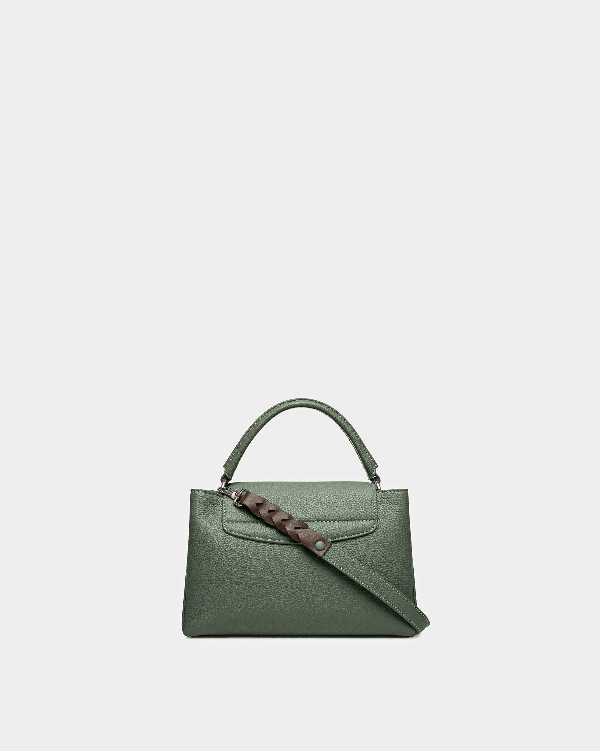 Layka Small セージ レザー トップハンドルバッグ - 女性 - Bally - 04