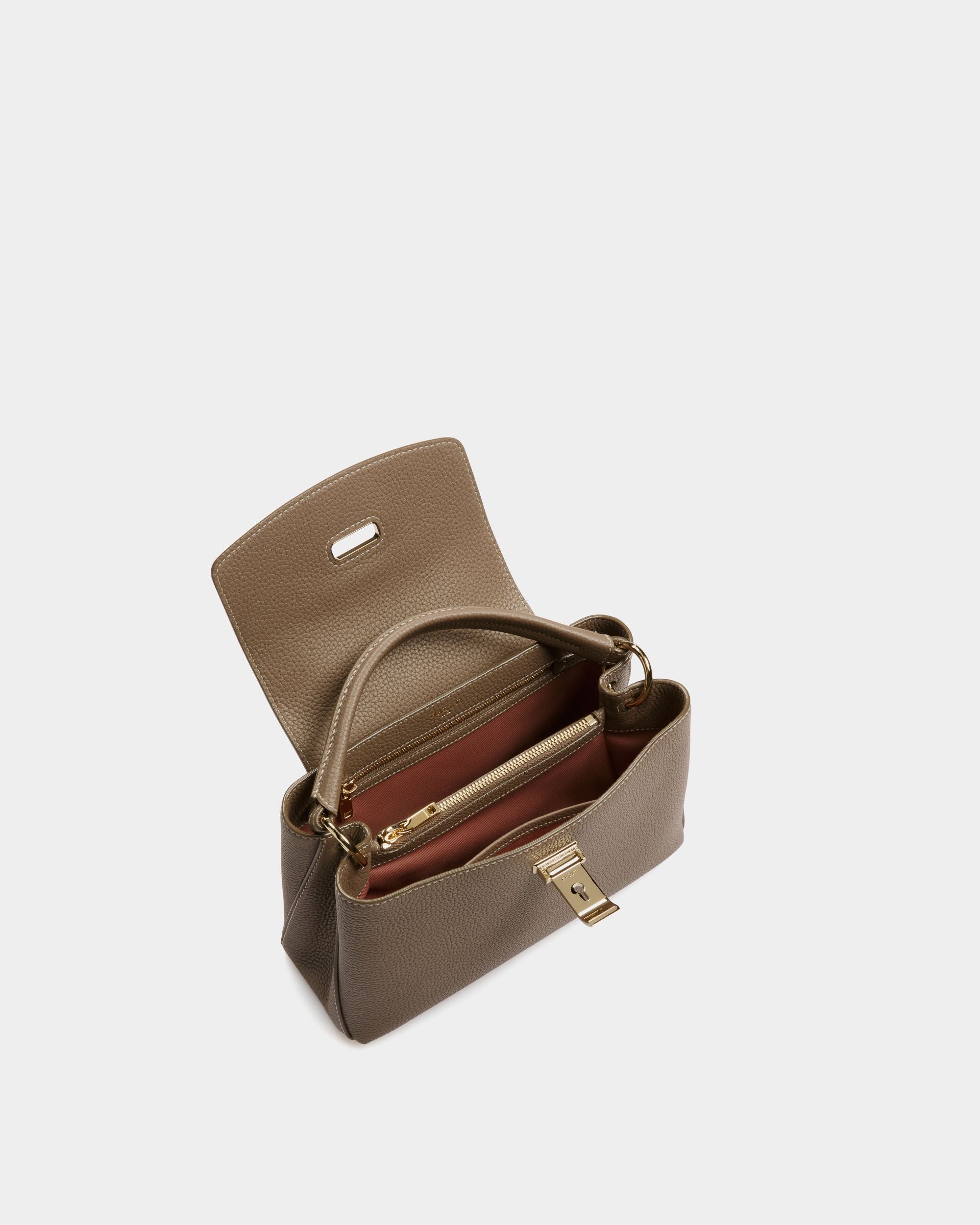 Lock Me トップハンドルバッグ ライトブラウン レザー - 女性 - Bally - 04