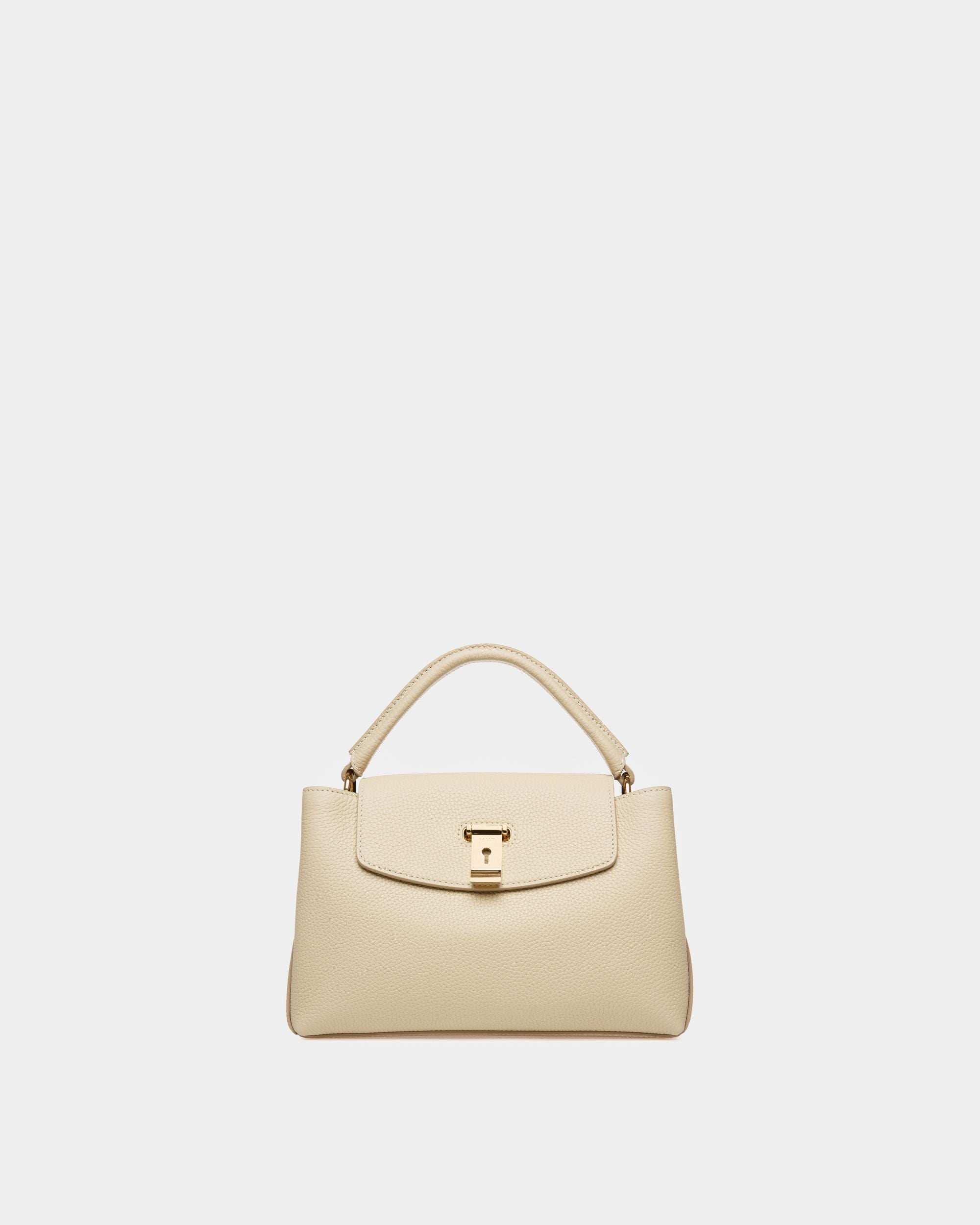 Layka ライトベージュ レザー トップハンドルバッグ - 女性 - Bally - 01