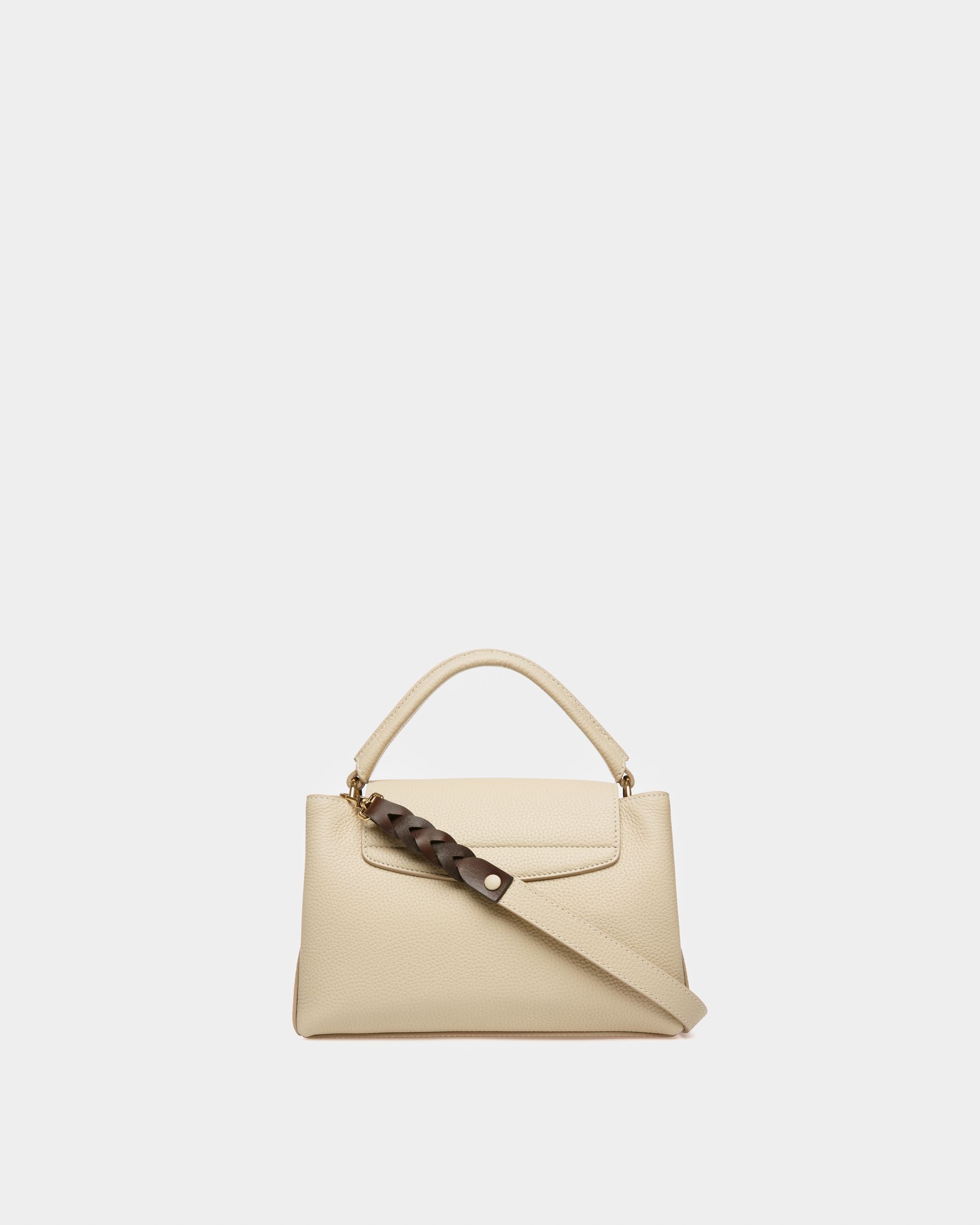 Layka ライトベージュ レザー トップハンドルバッグ - 女性 - Bally - 03