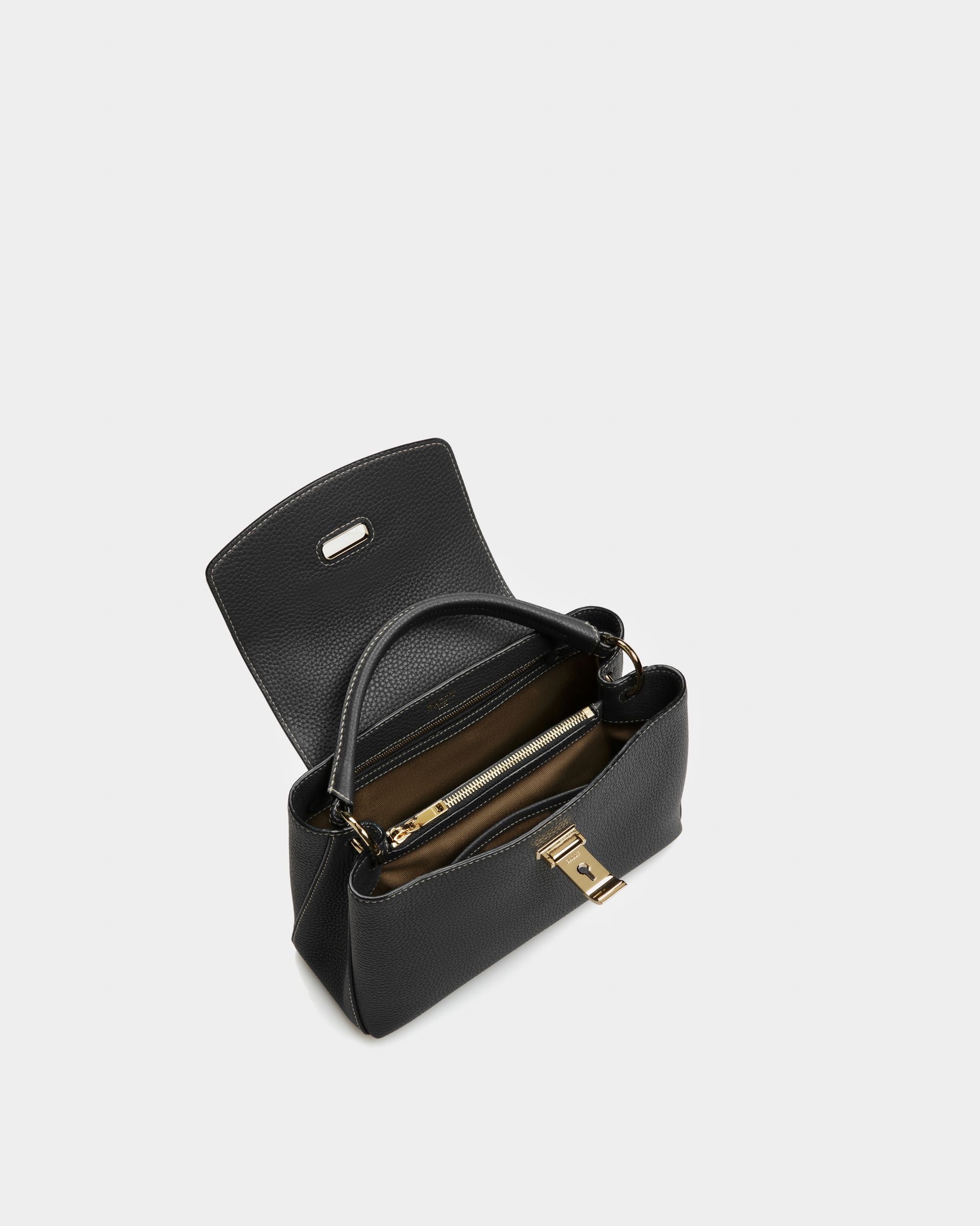 Lock Meトップハンドルバッグ ブラック レザー - 女性 - Bally - 05