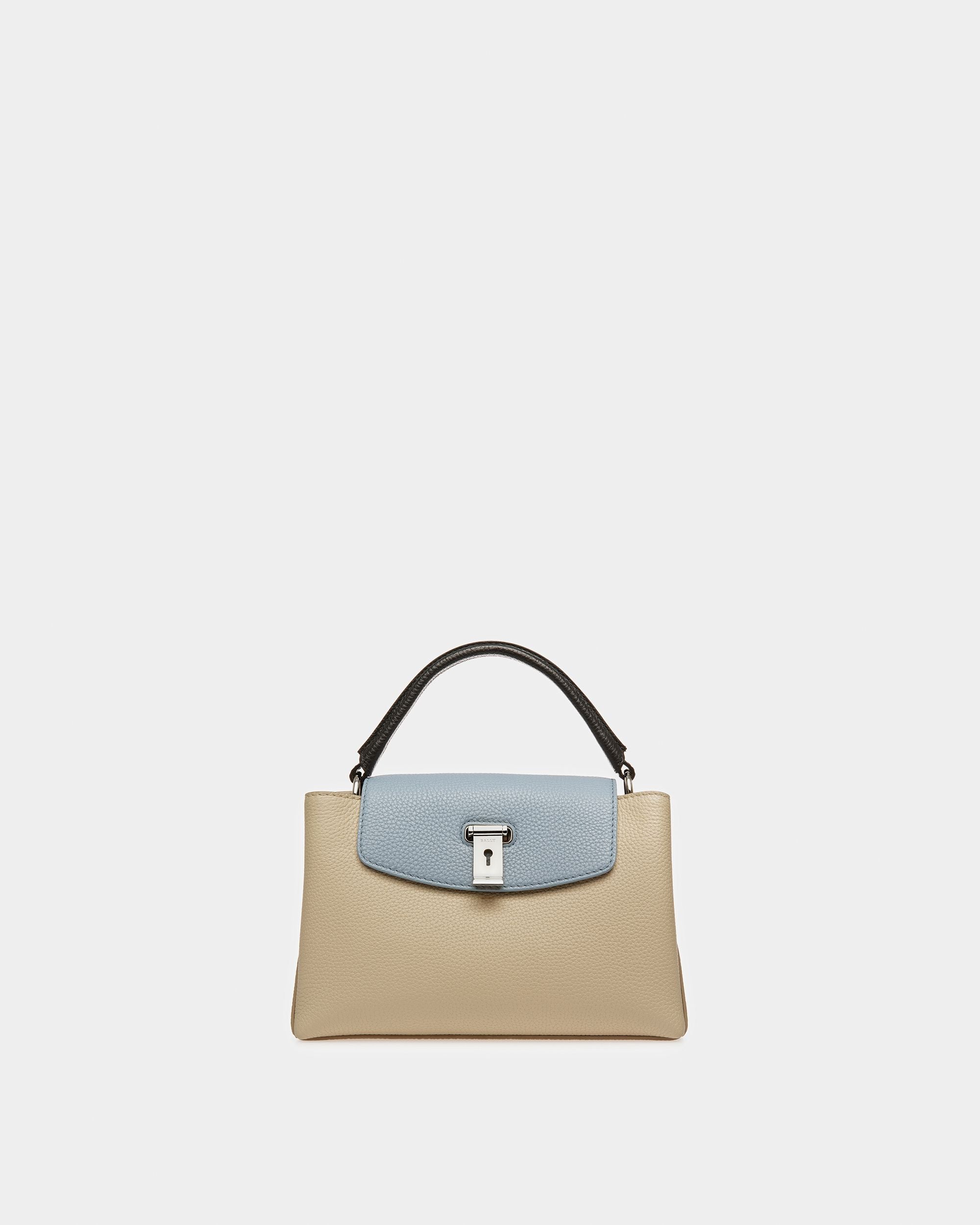 Layka S ベージュ レザー トップハンドルバッグ - 女性 - Bally - 01