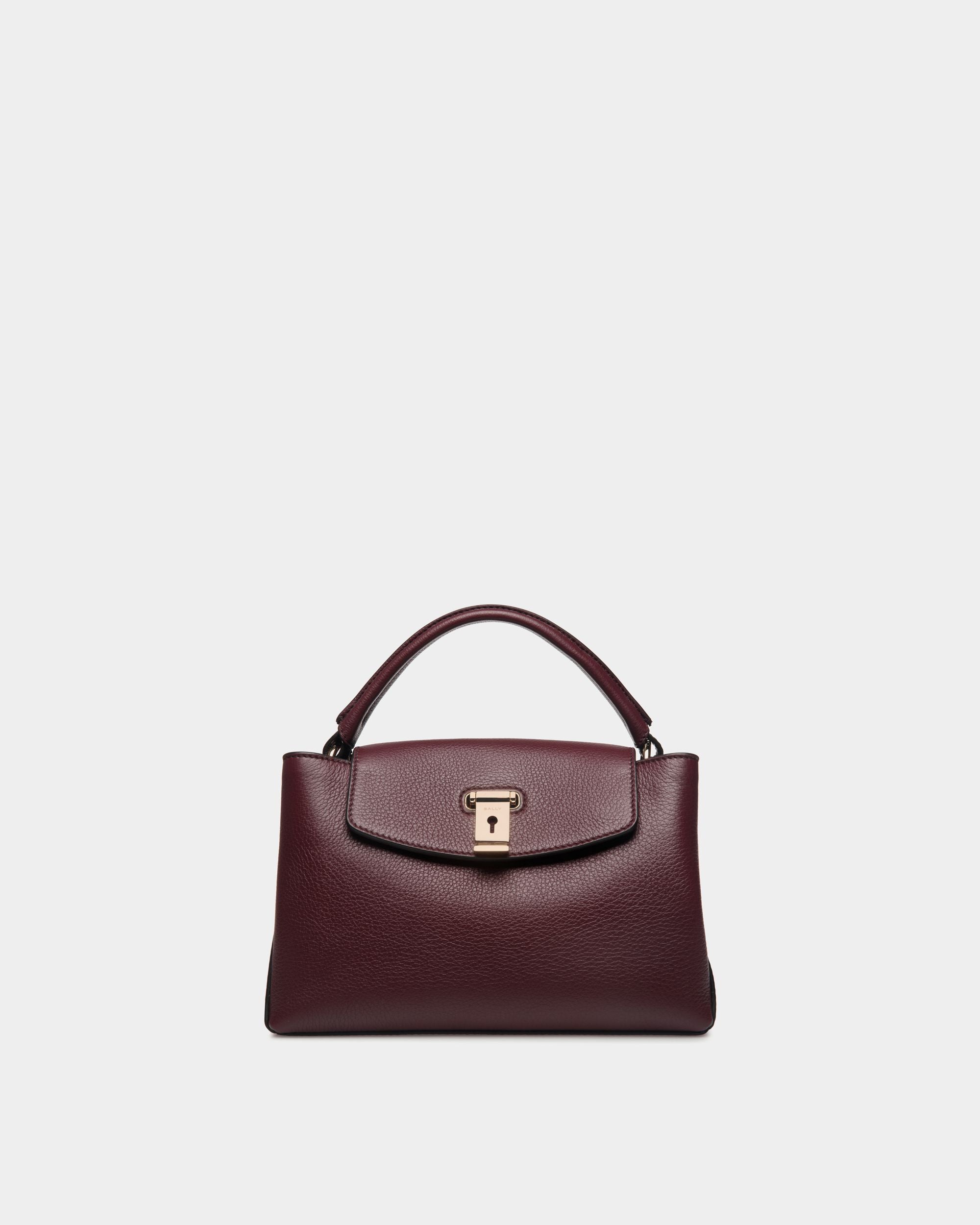 Lock Me スモール トップハンドルバッグ Andorra グレインレザー - 女性 - Bally - 01