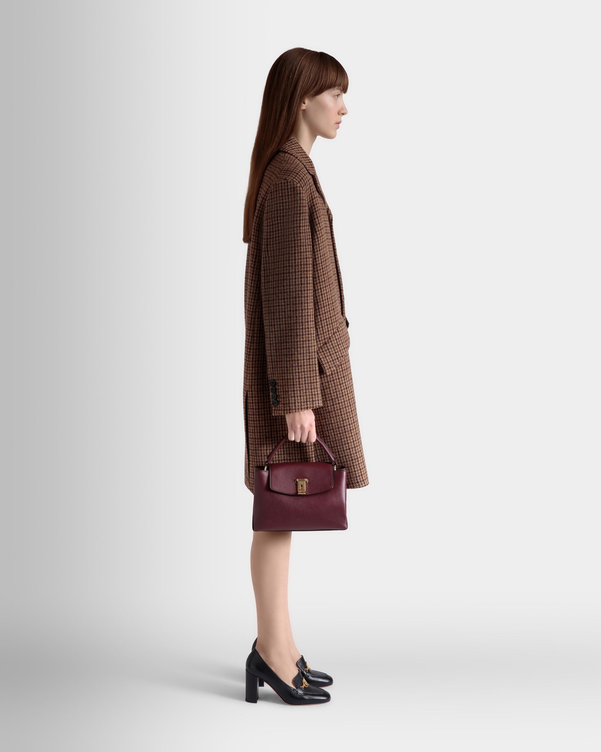 Lock Me スモール トップハンドルバッグ Andorra グレインレザー - 女性 - Bally - 02