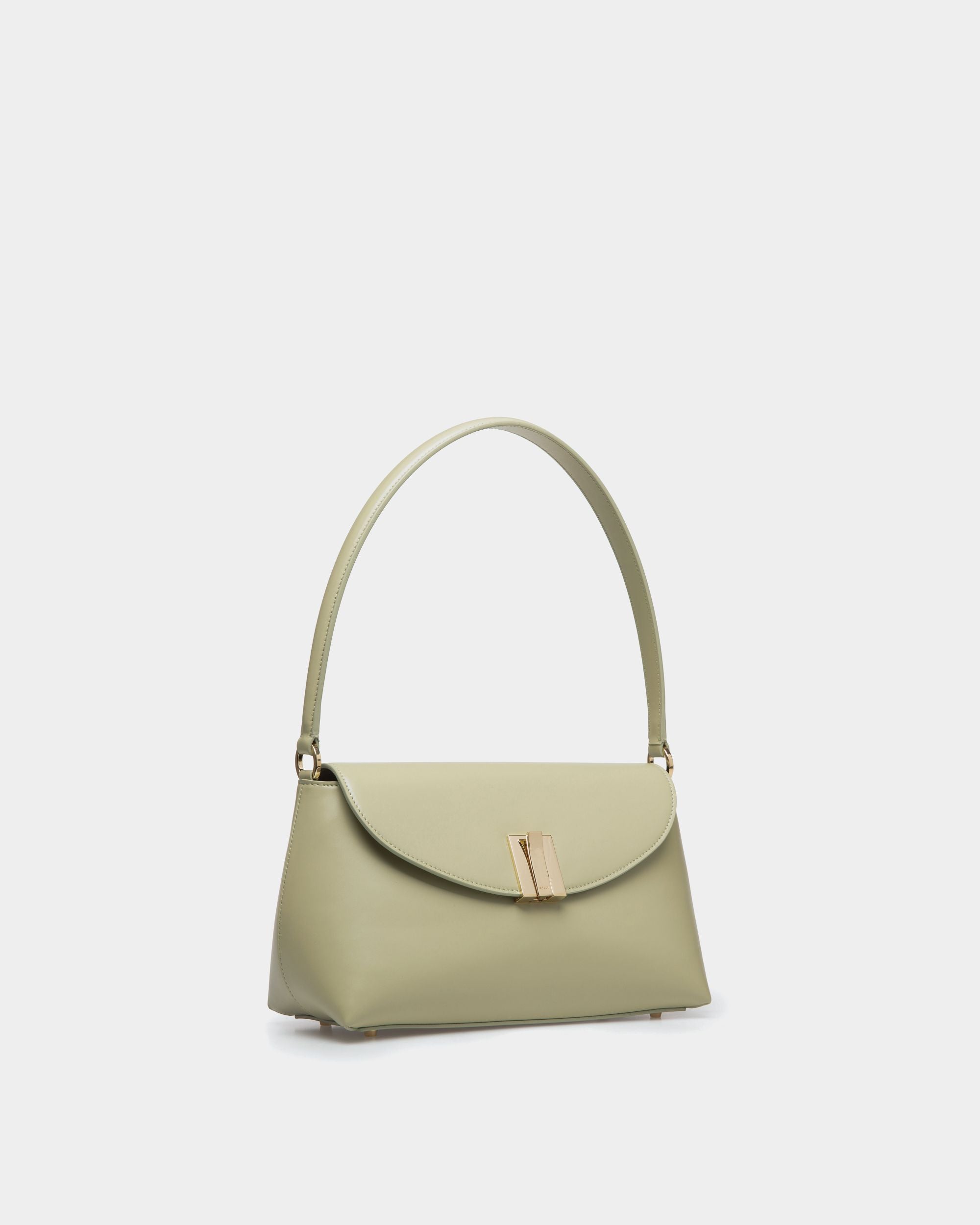 Ollam スモール トップハンドルバッグ Light Green レザー - 女性 - Bally - 03