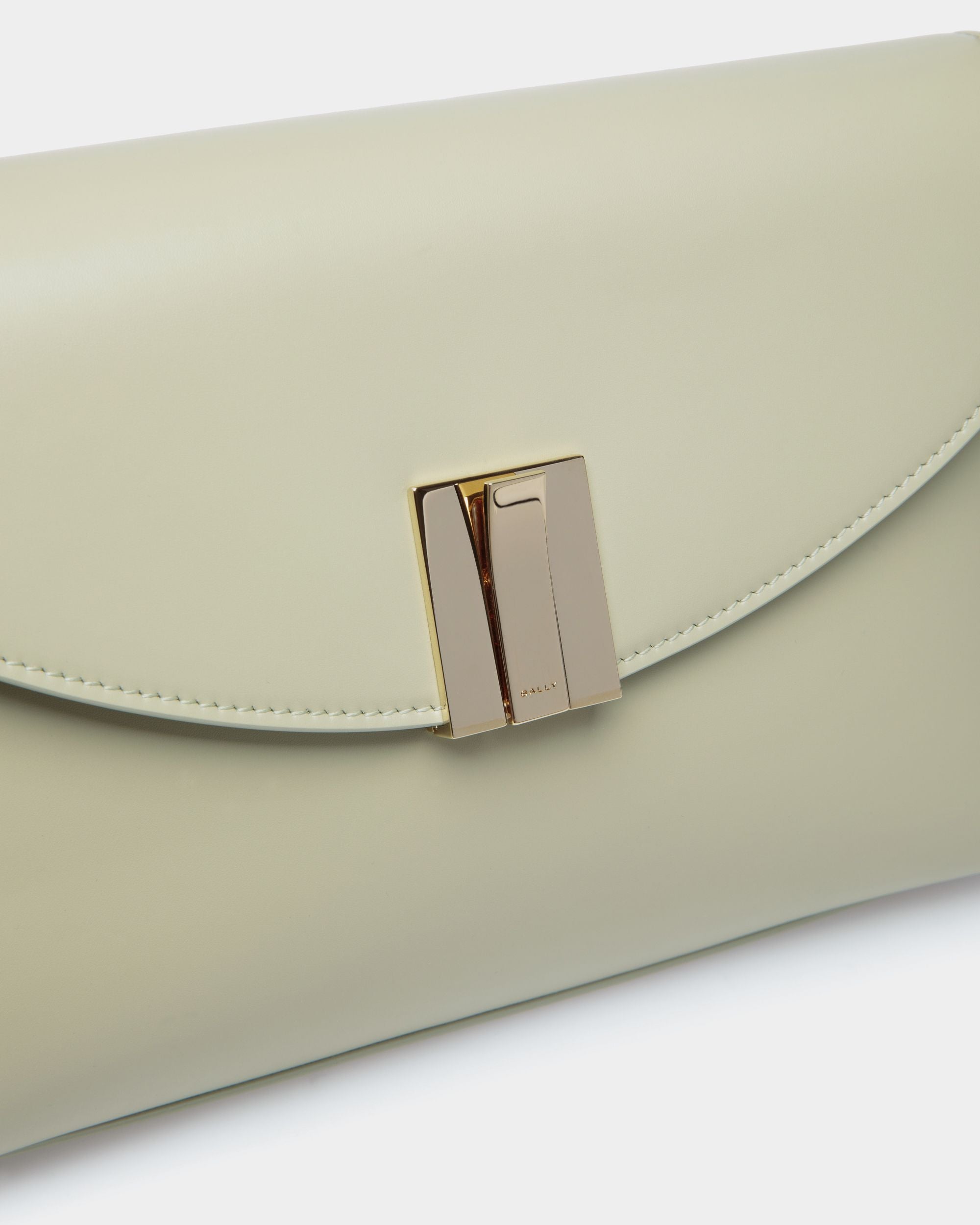 Ollam スモール トップハンドルバッグ Light Green レザー - 女性 - Bally - 04