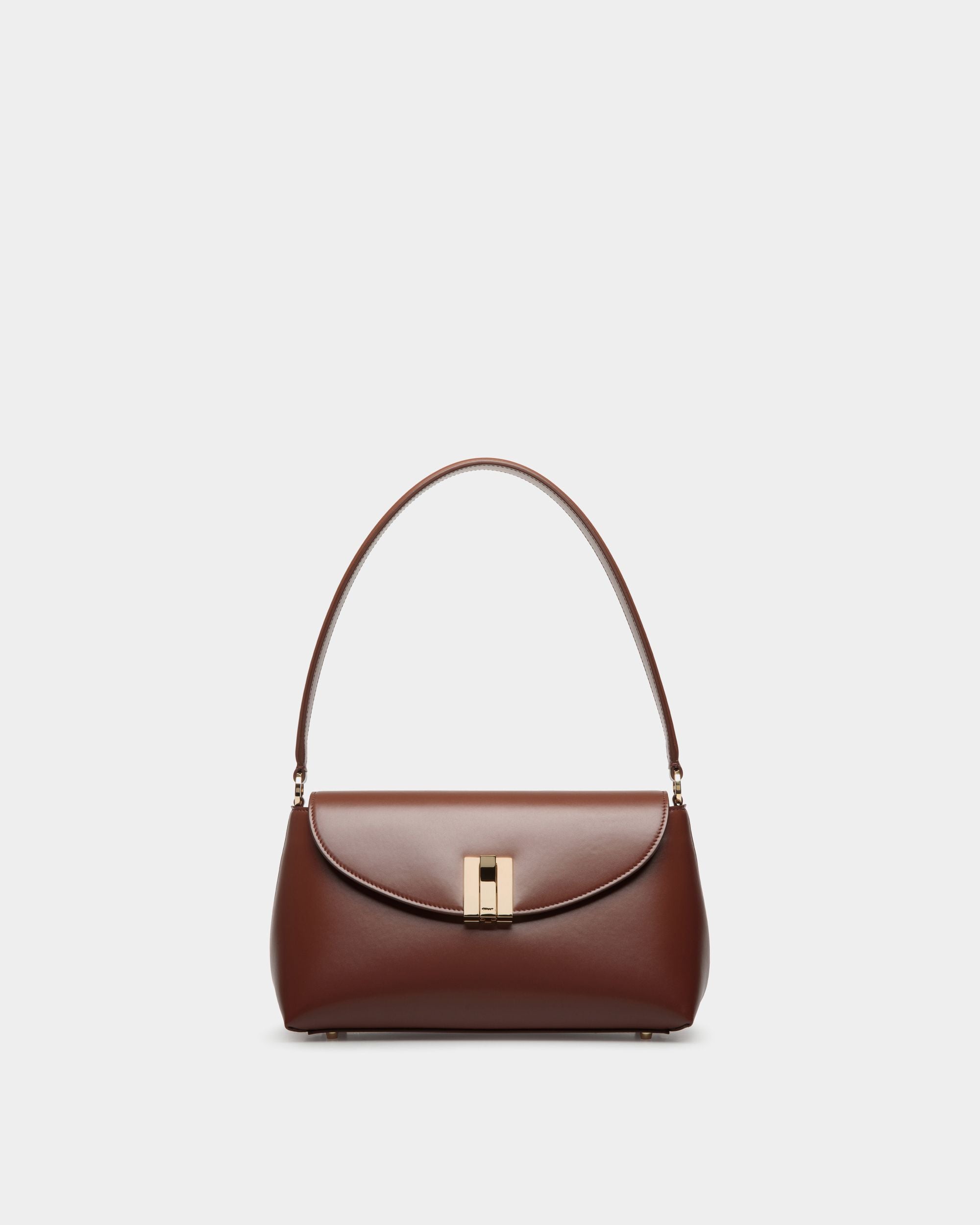 Ollam スモール トップハンドルバッグ ブラウン レザー - 女性 - Bally - 01