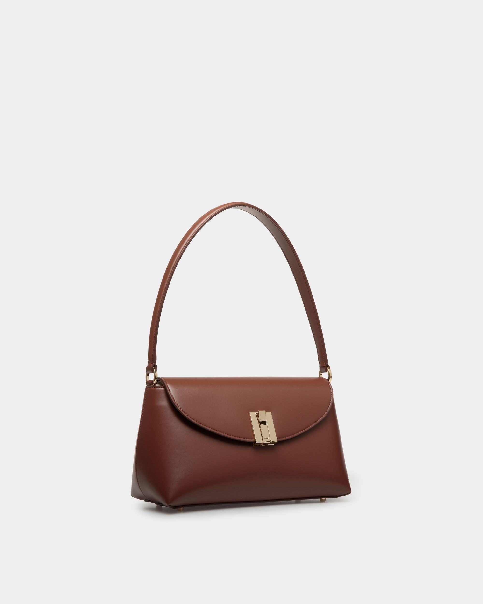 Ollam スモール トップハンドルバッグ ブラウン レザー - 女性 - Bally - 03
