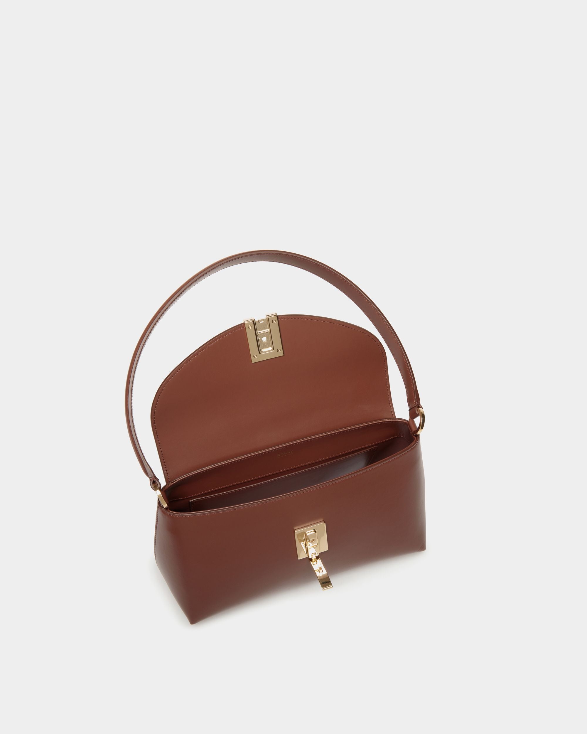 Ollam スモール トップハンドルバッグ ブラウン レザー - 女性 - Bally - 04