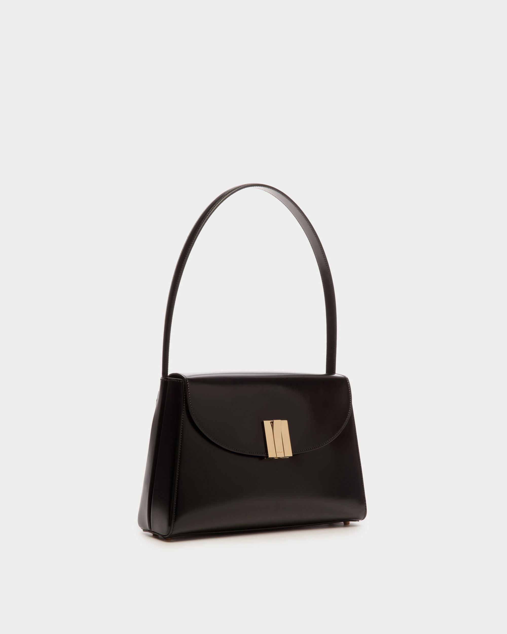 Ollam ショルダーバッグ ブラック ブラッシュドレザー - 女性 - Bally - 04