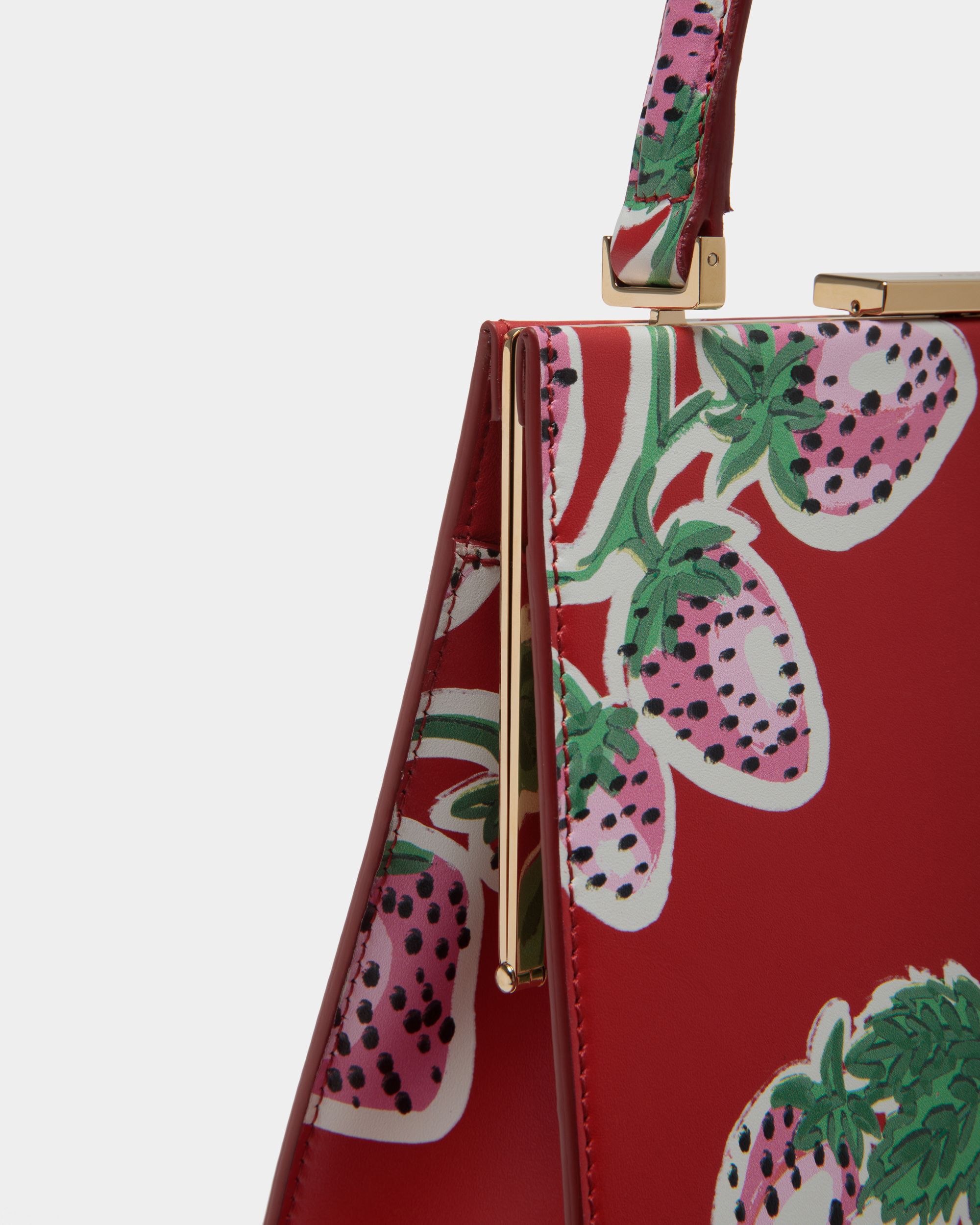 Deco ショルダーバッグ Strawberry プリント レザー - 女性 - Bally - 06