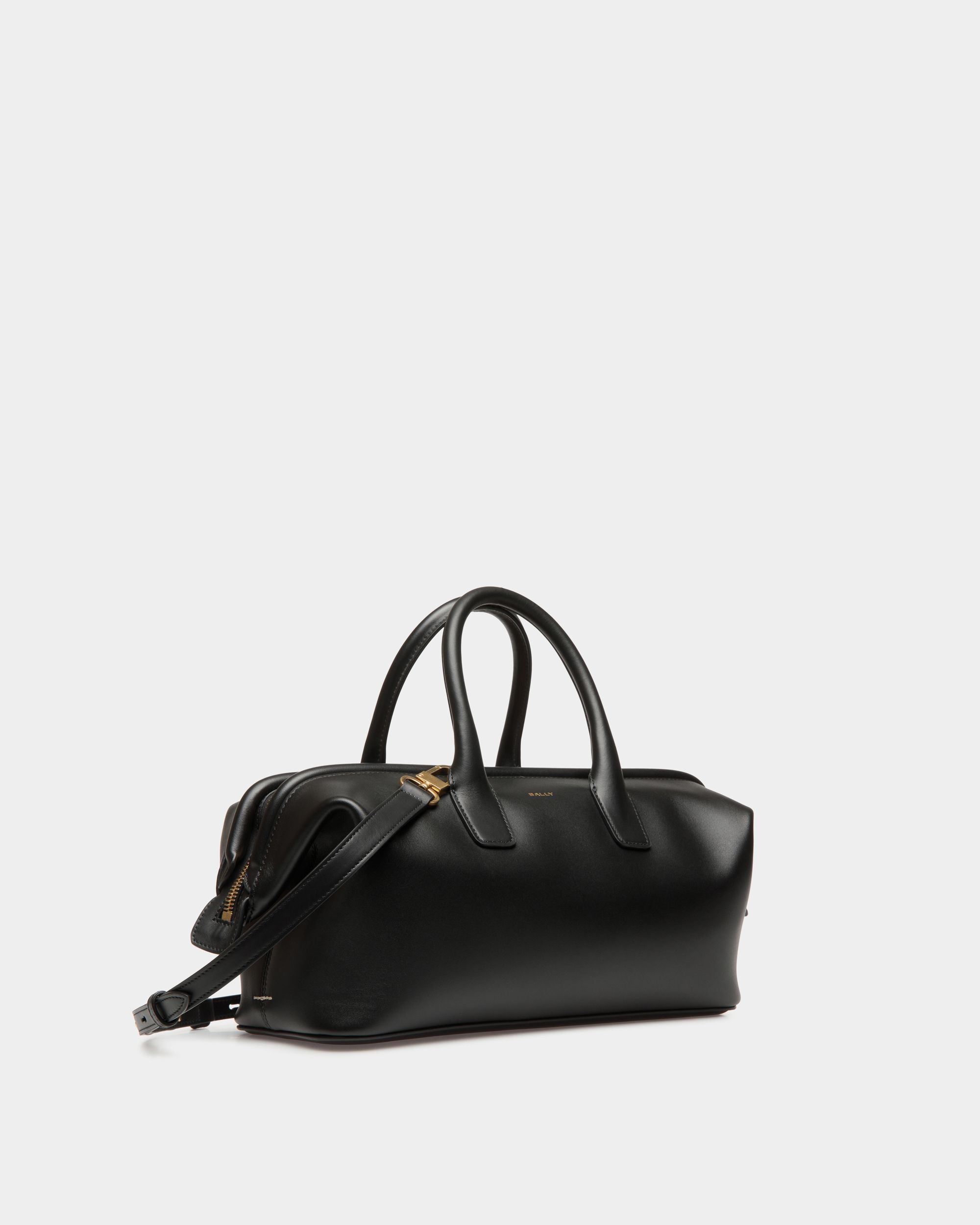 Belle スモール トップハンドルバッグ ブラック レザー - 女性 - Bally - 04