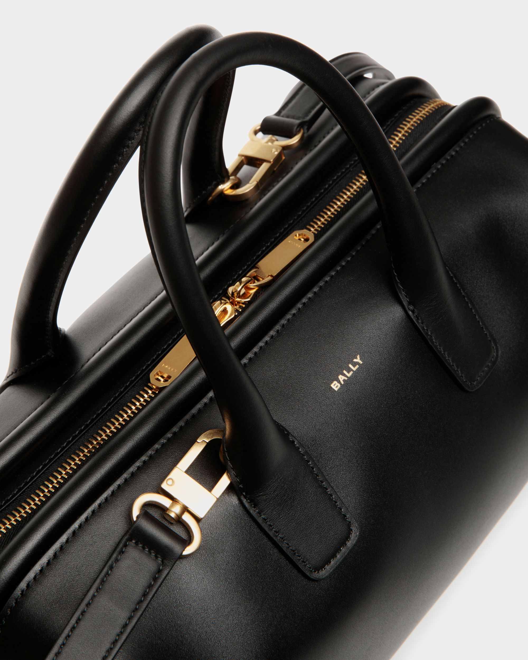 Belle スモール トップハンドルバッグ ブラック レザー - 女性 - Bally - 06